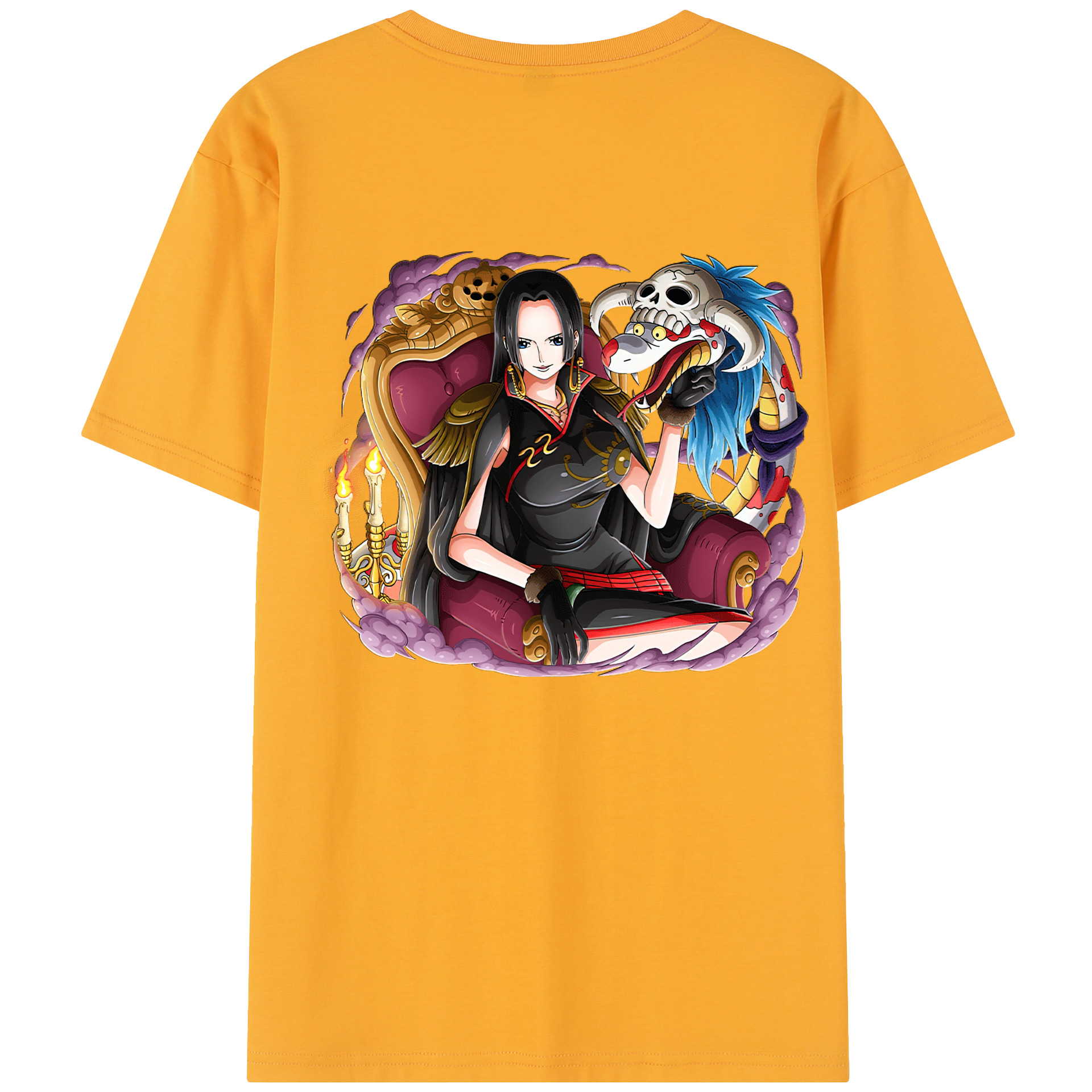 ワンピース ボア・ハンコック ONE PIECE Boa·Hancock レディース半袖Tシャツ(バックプリント)