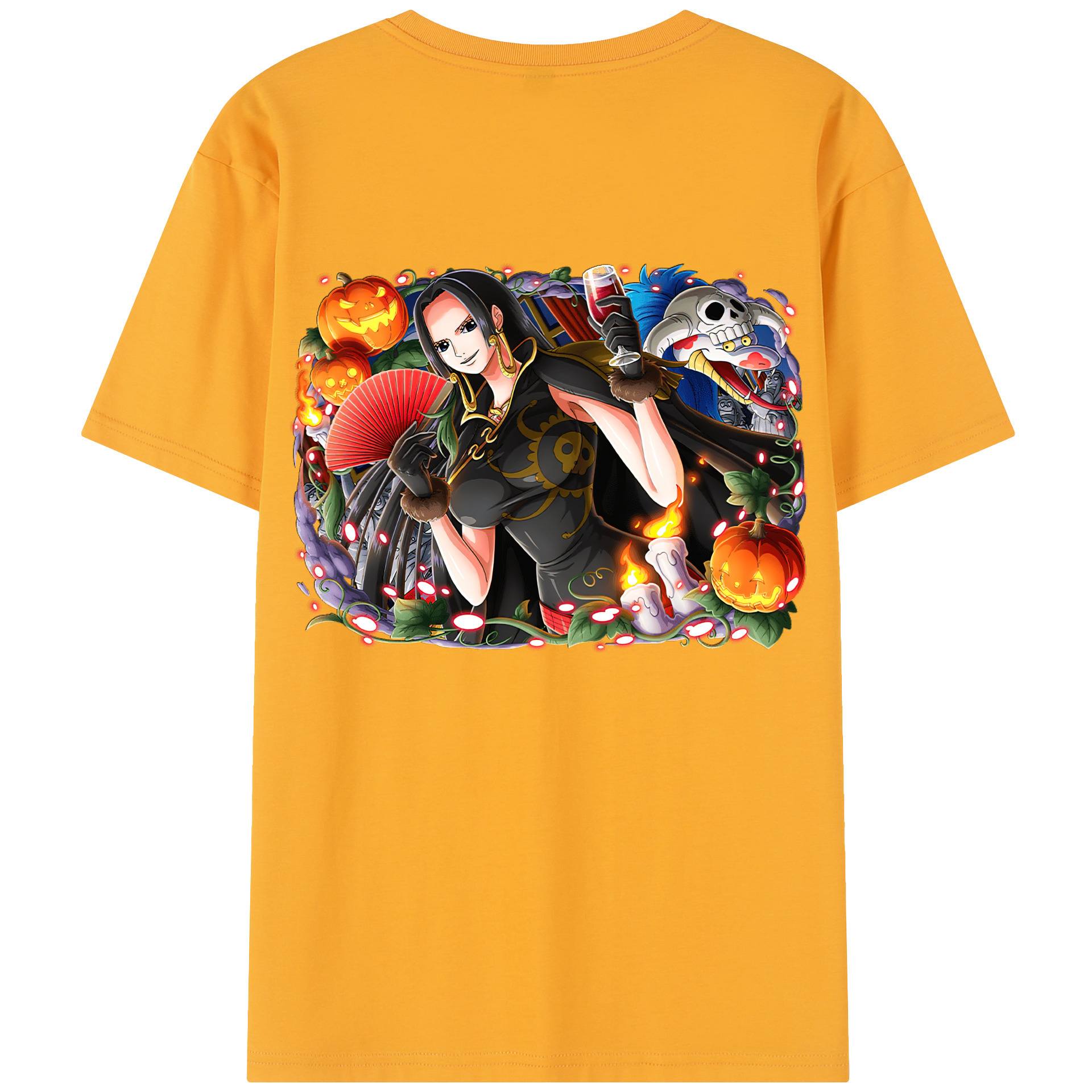 ワンピース ボア・ハンコック ONE PIECE Boa·Hancock レディース半袖Tシャツ(バックプリント)