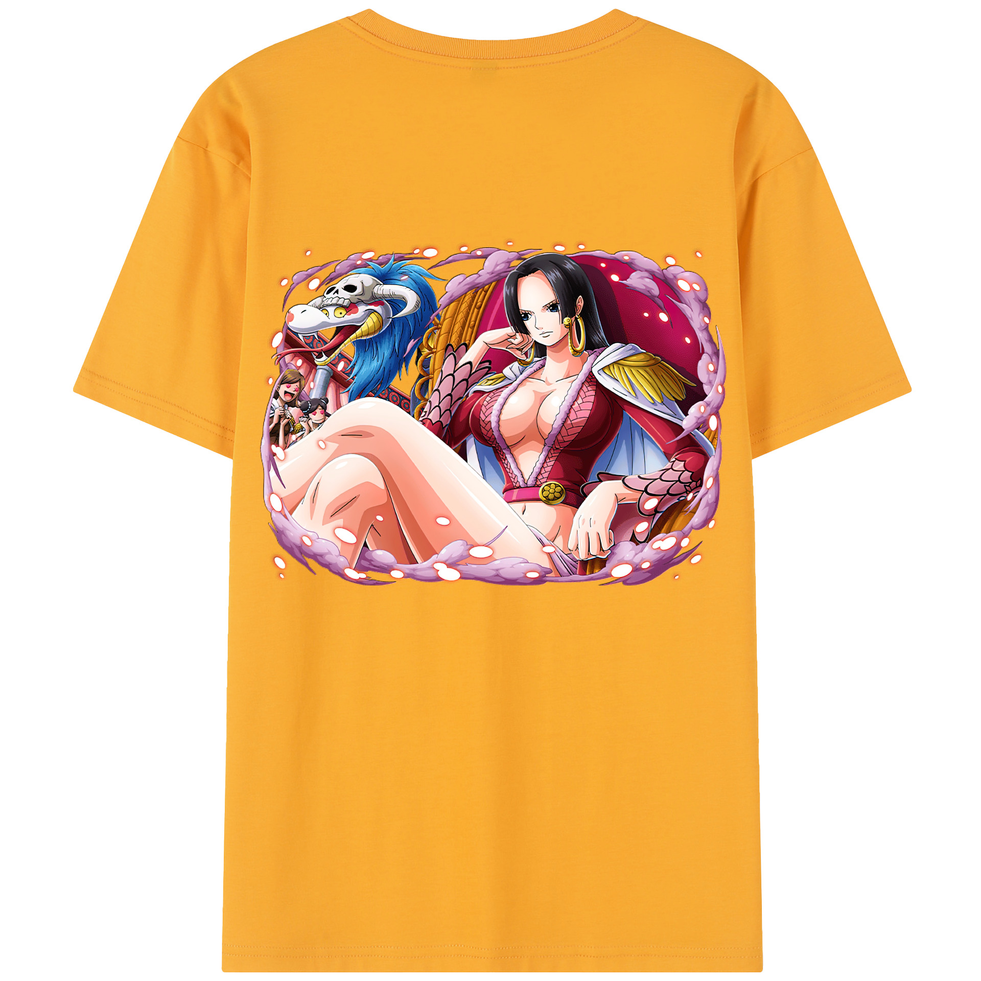 ワンピース ボア・ハンコック ONE PIECE Boa·Hancock レディース半袖Tシャツ(バックプリント)