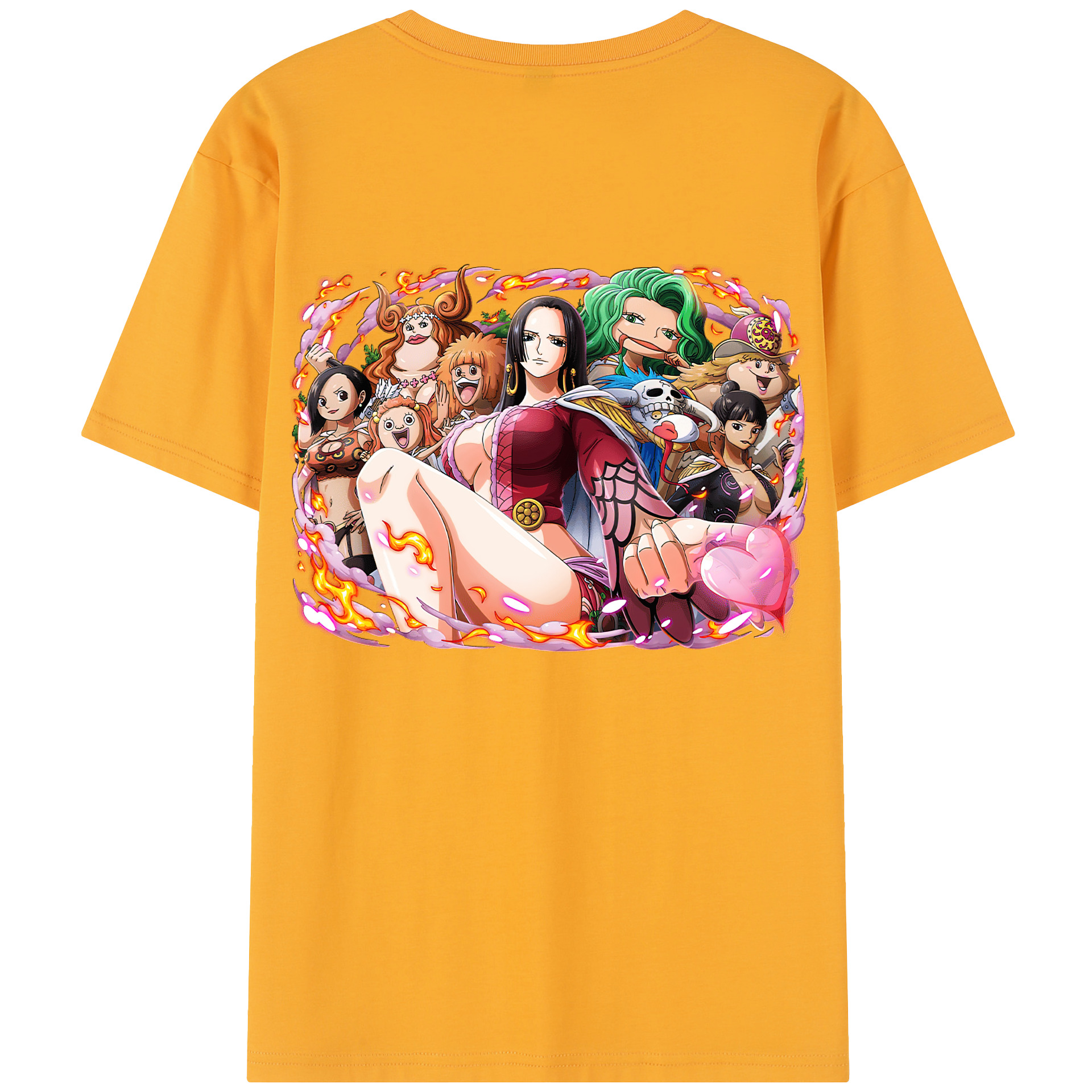 ワンピース ボア・ハンコック ONE PIECE Boa·Hancock レディース半袖Tシャツ(バックプリント)