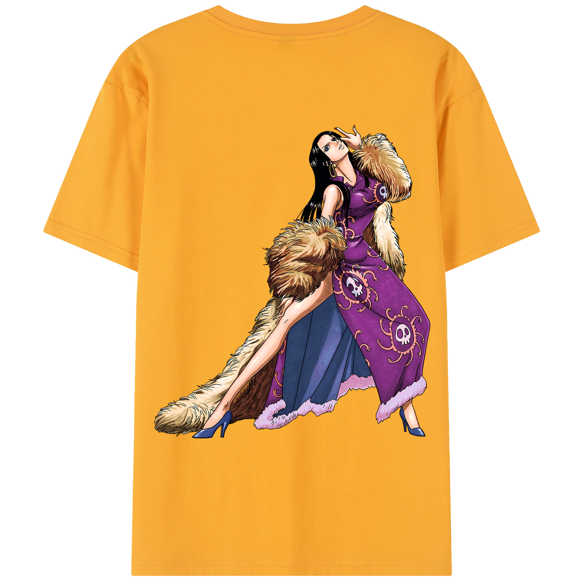 ワンピース ボア・ハンコック ONE PIECE Boa·Hancock レディース半袖Tシャツ(バックプリント)