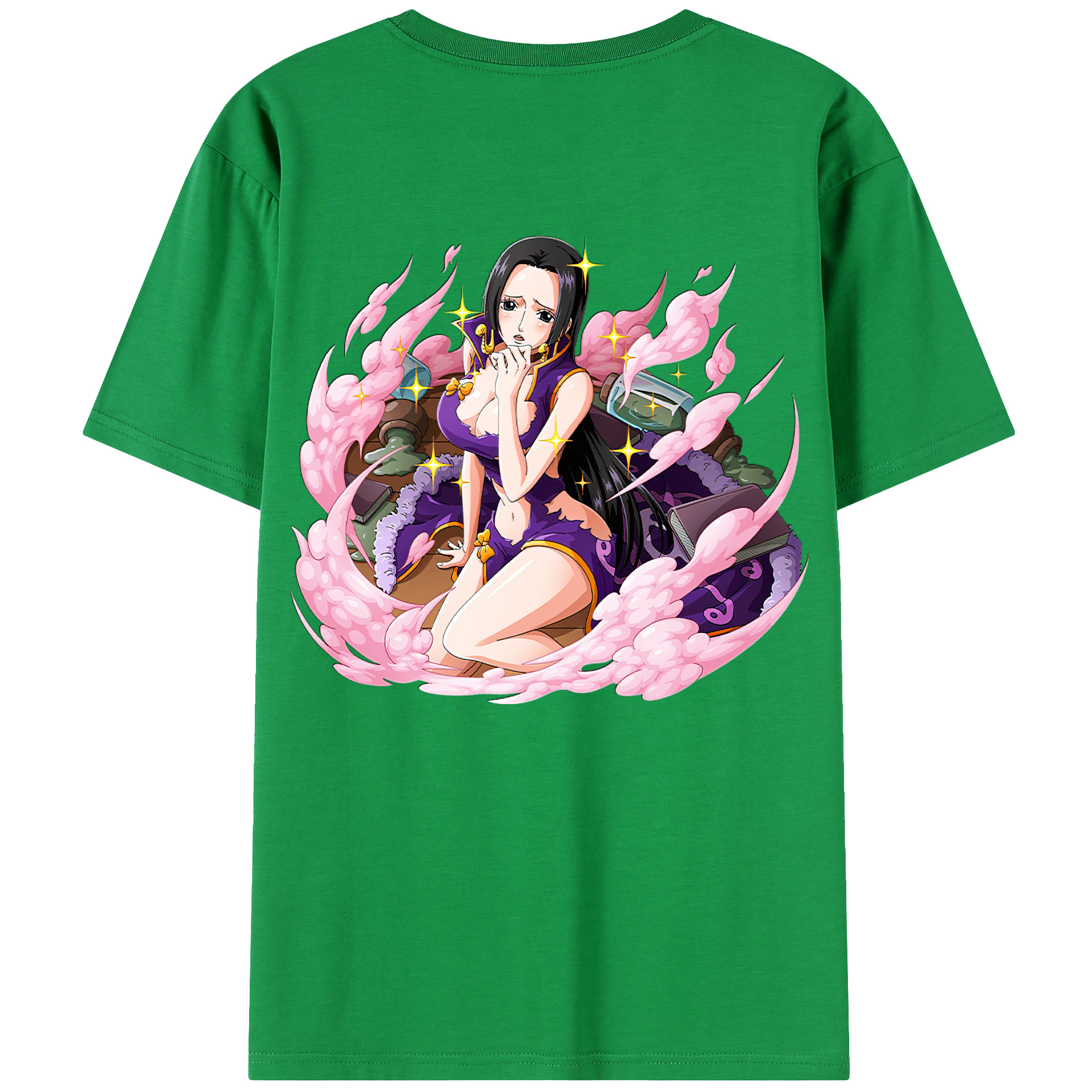 ワンピース ボア・ハンコック ONE PIECE Boa·Hancock レディース半袖Tシャツ(バックプリント)