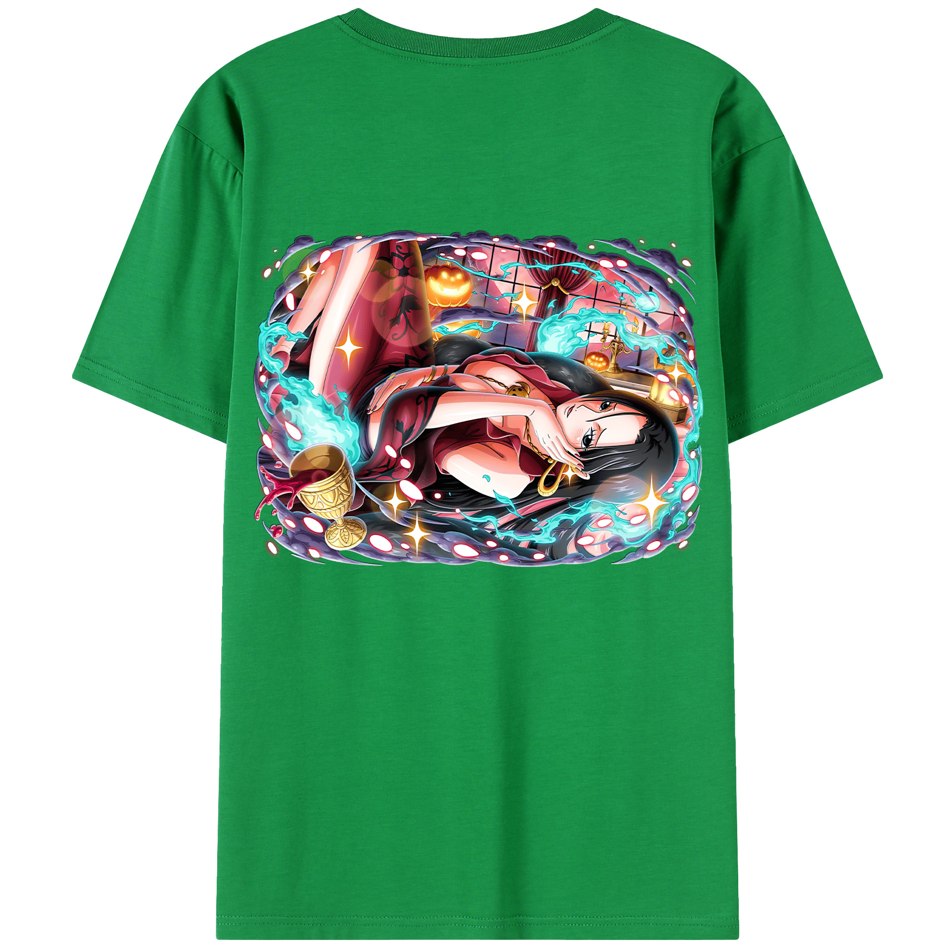 ワンピース ボア・ハンコック ONE PIECE Boa·Hancock レディース半袖Tシャツ(バックプリント)