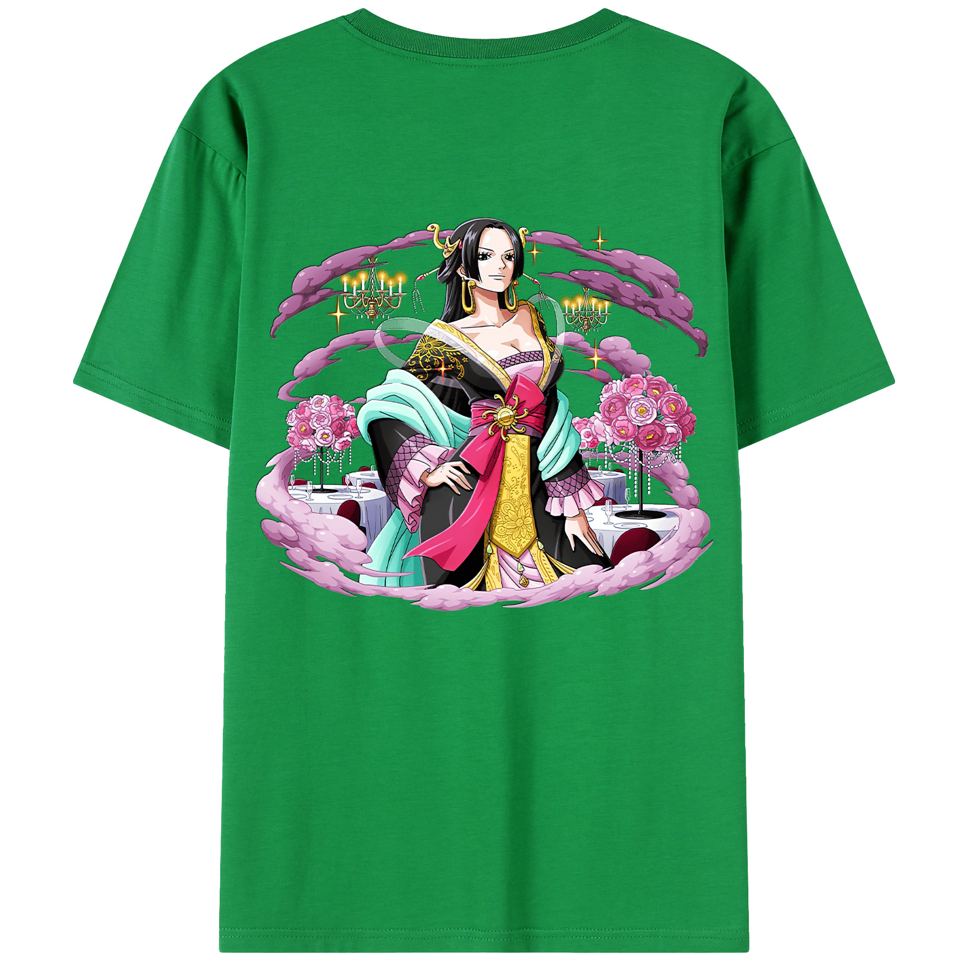 ワンピース ボア・ハンコック ONE PIECE Boa·Hancock レディース半袖Tシャツ(バックプリント)