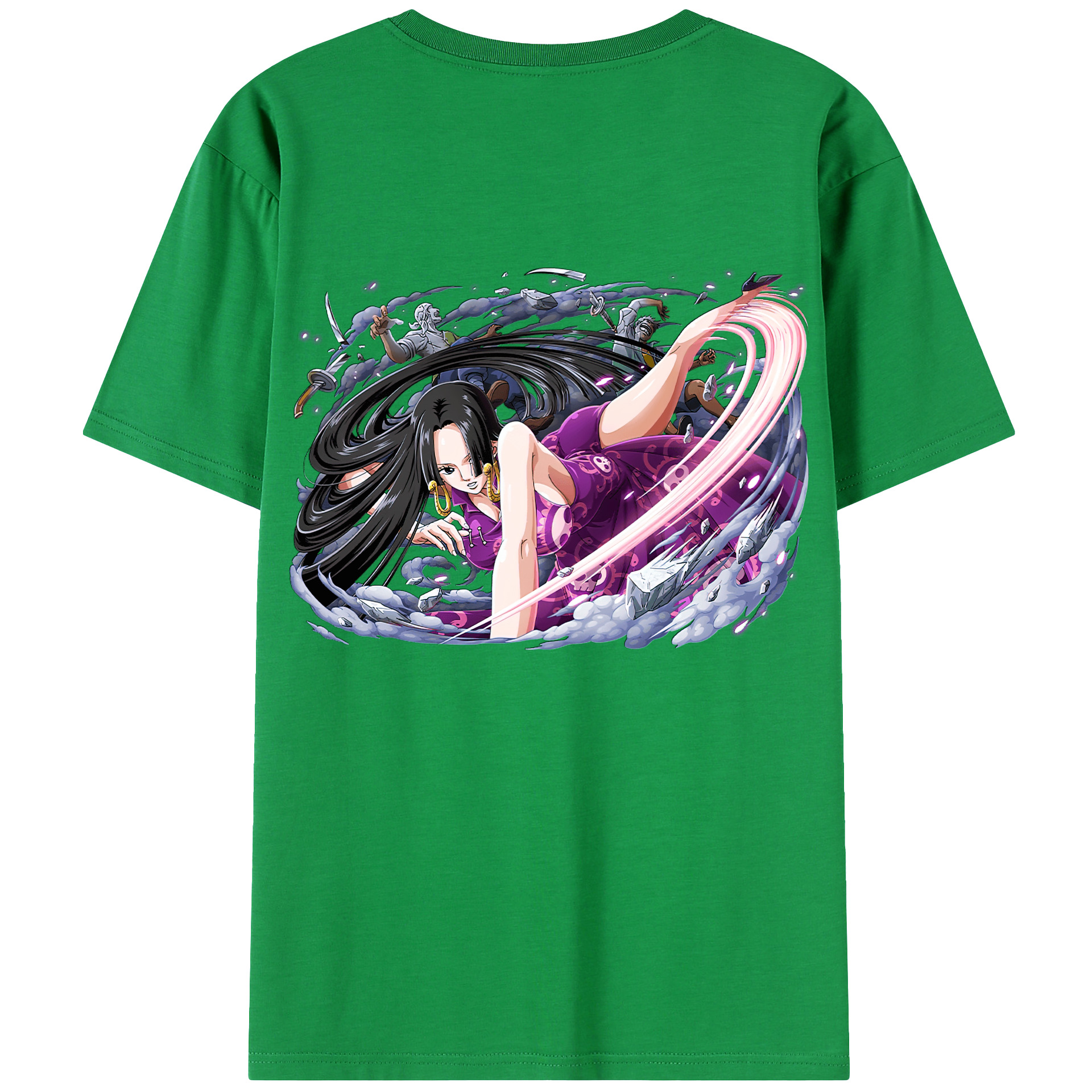 ワンピース ボア・ハンコック ONE PIECE Boa·Hancock レディース半袖Tシャツ(バックプリント)