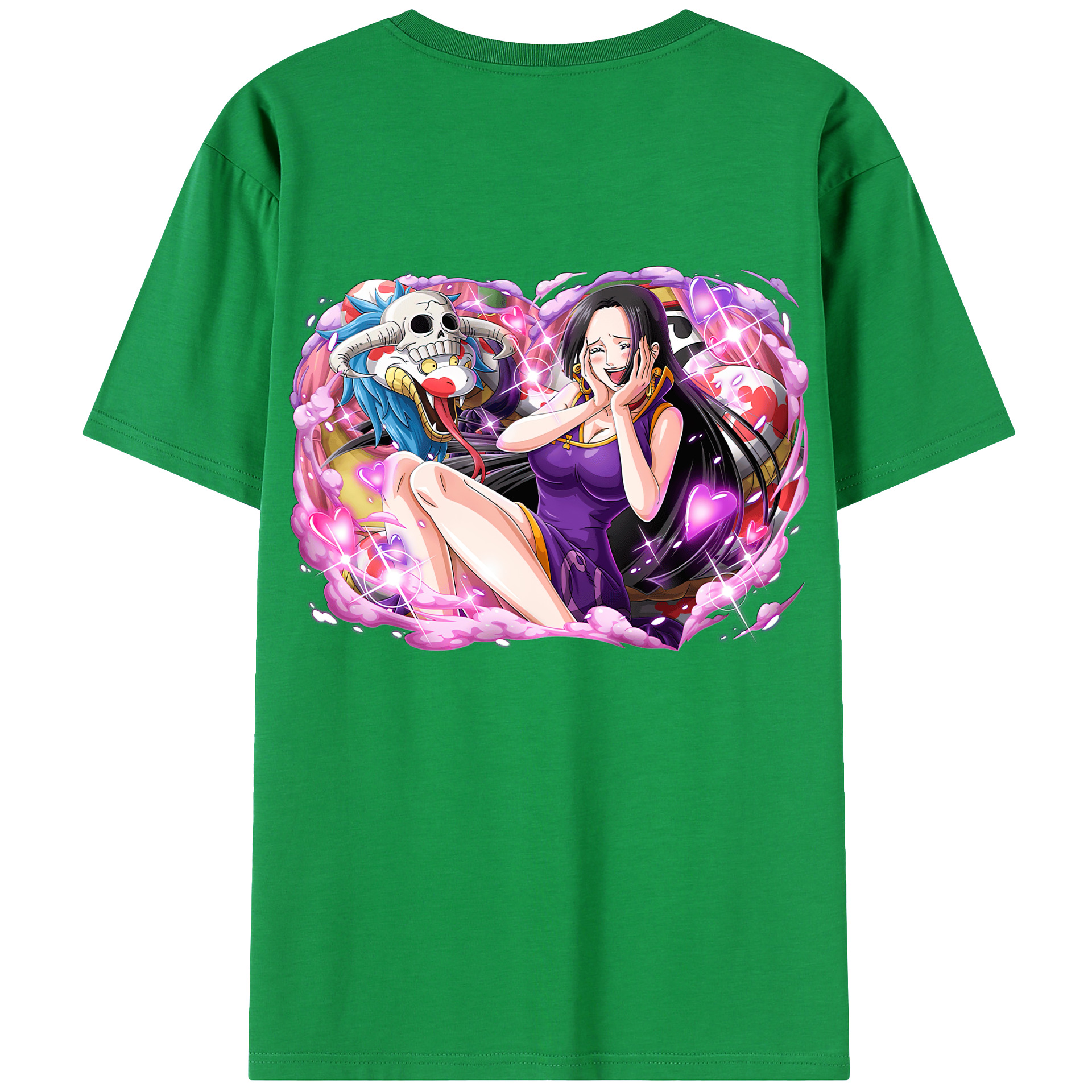 ワンピース ボア・ハンコック ONE PIECE Boa·Hancock レディース半袖Tシャツ(バックプリント)
