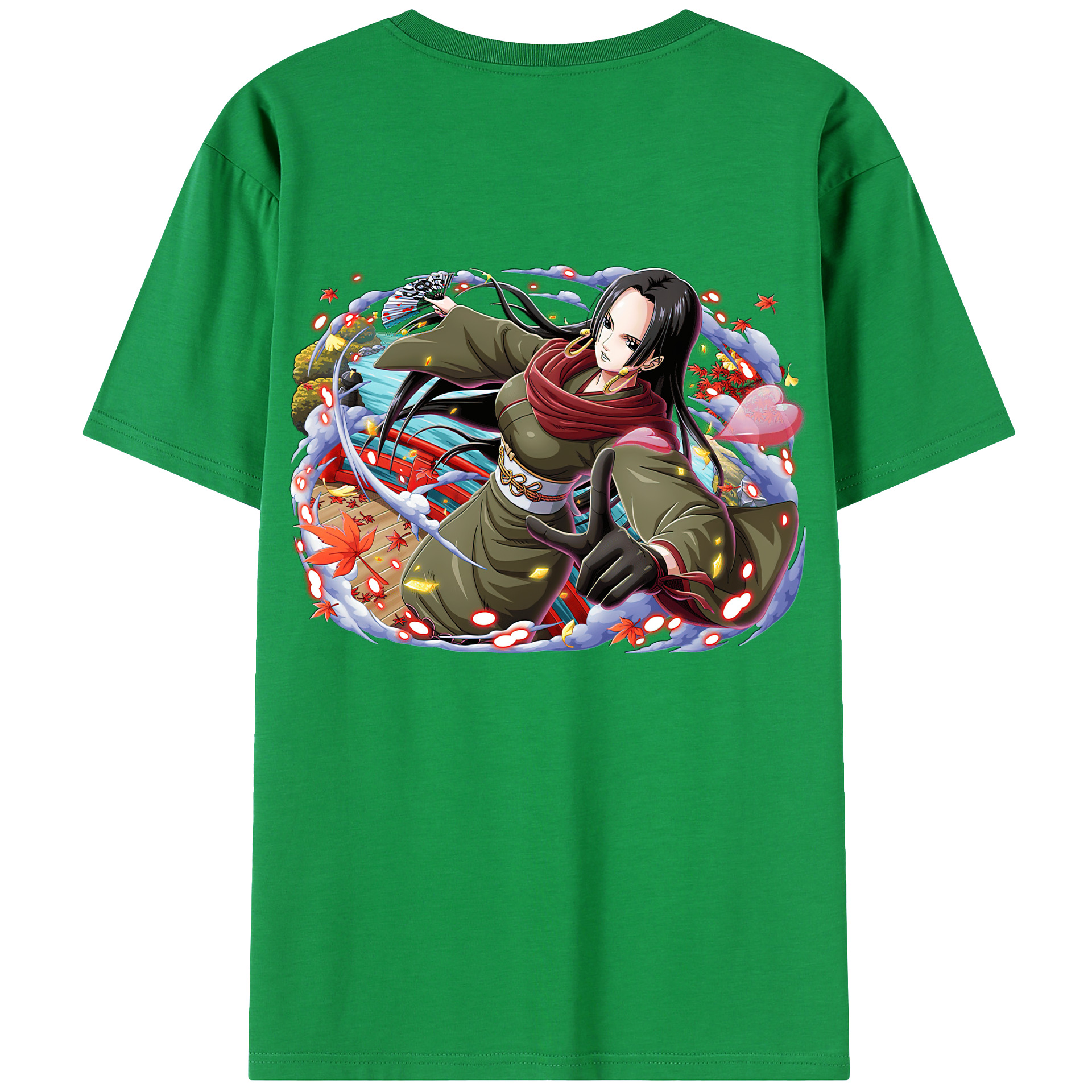 ワンピース ボア・ハンコック ONE PIECE Boa·Hancock レディース半袖Tシャツ(バックプリント)