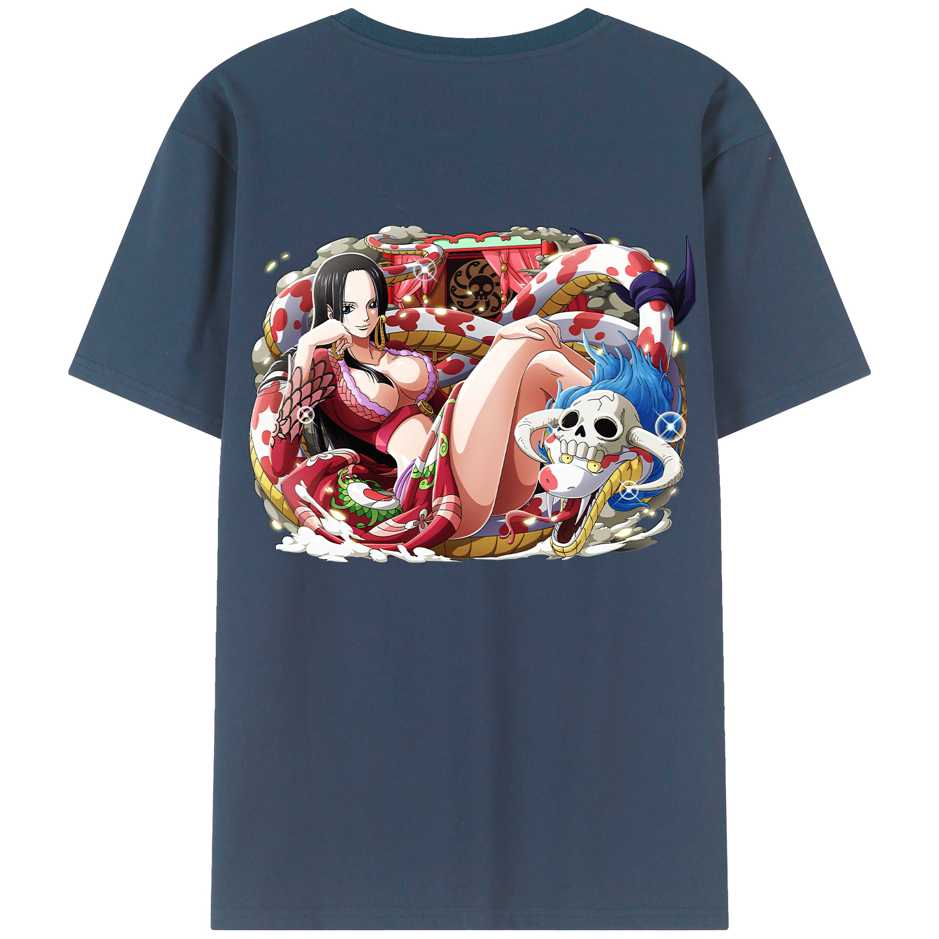 ワンピース ボア・ハンコック ONE PIECE Boa·Hancock レディース半袖Tシャツ(バックプリント)
