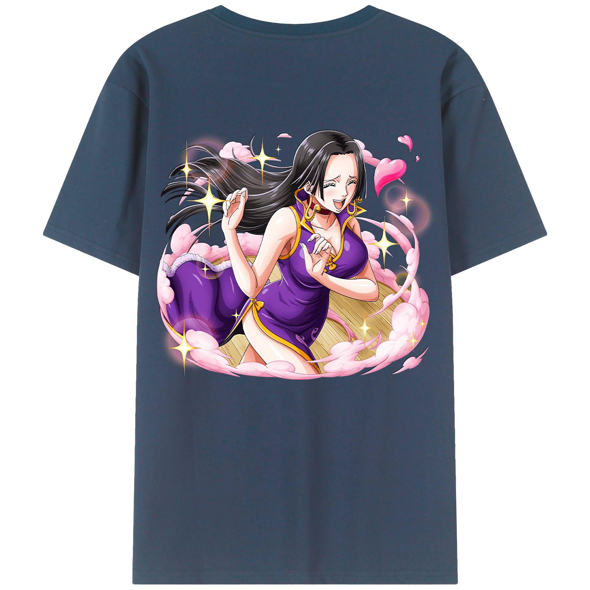 ワンピース ボア・ハンコック ONE PIECE Boa·Hancock レディース半袖Tシャツ(バックプリント)