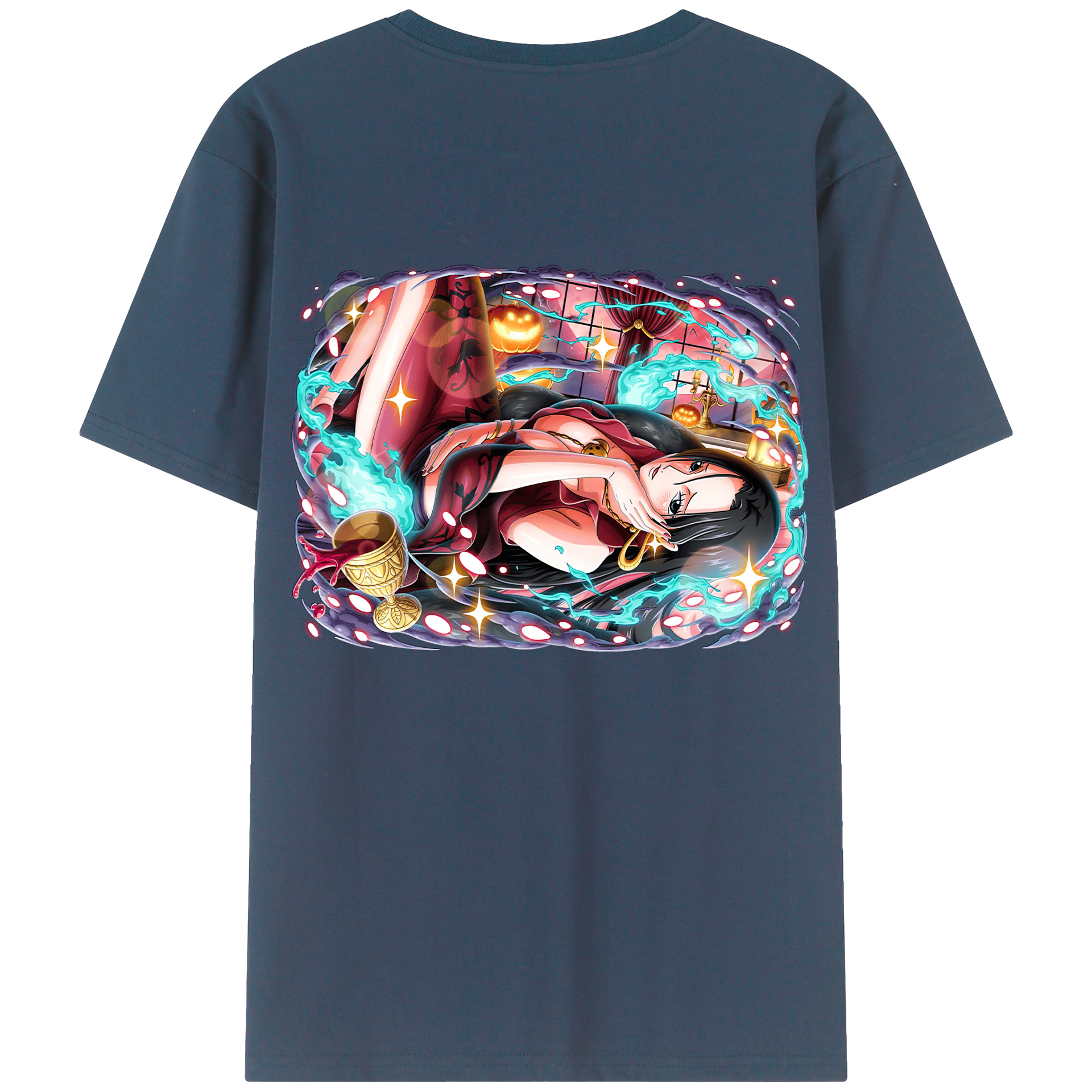 ワンピース ボア・ハンコック ONE PIECE Boa·Hancock レディース半袖Tシャツ(バックプリント)