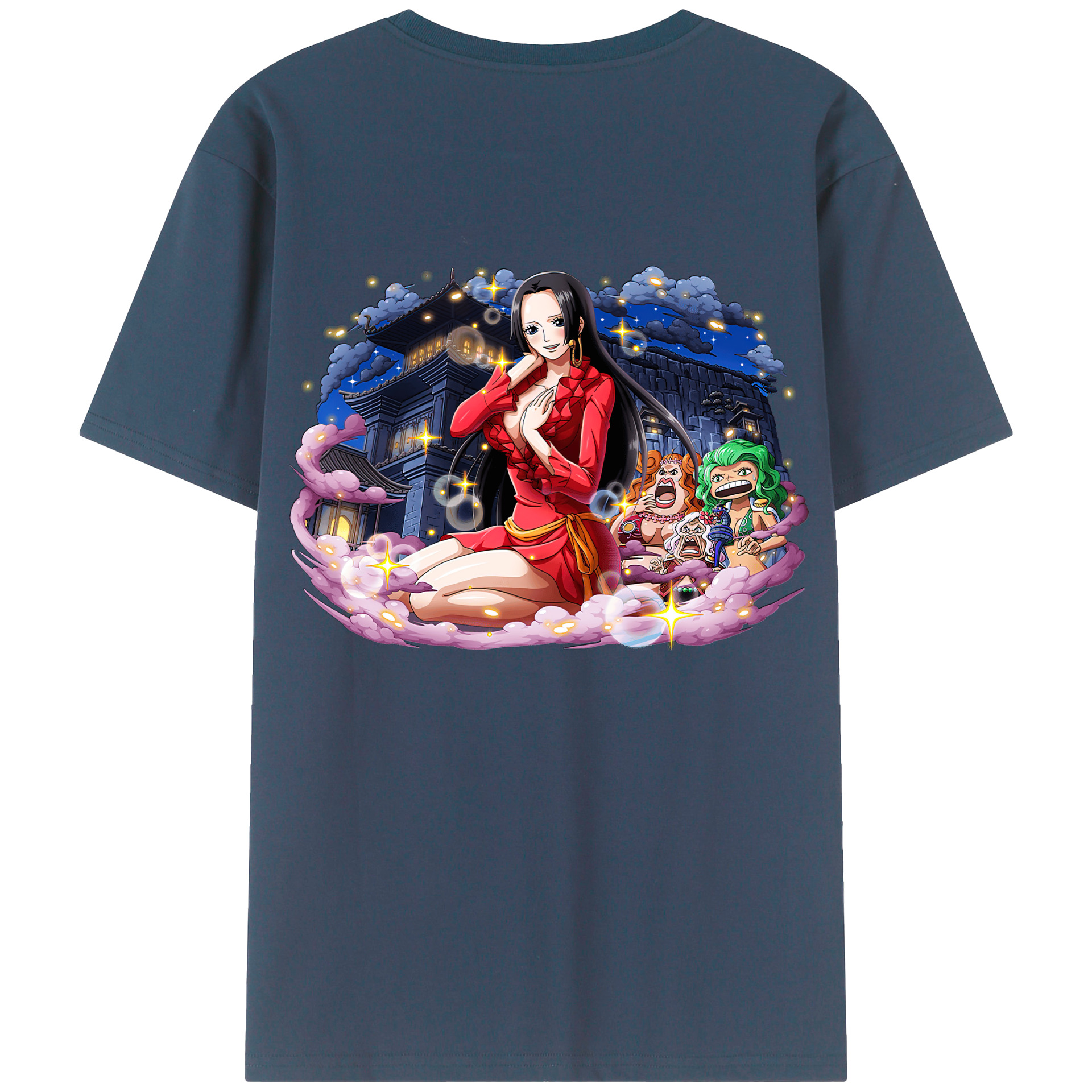 ワンピース ボア・ハンコック ONE PIECE Boa·Hancock レディース半袖Tシャツ(バックプリント)