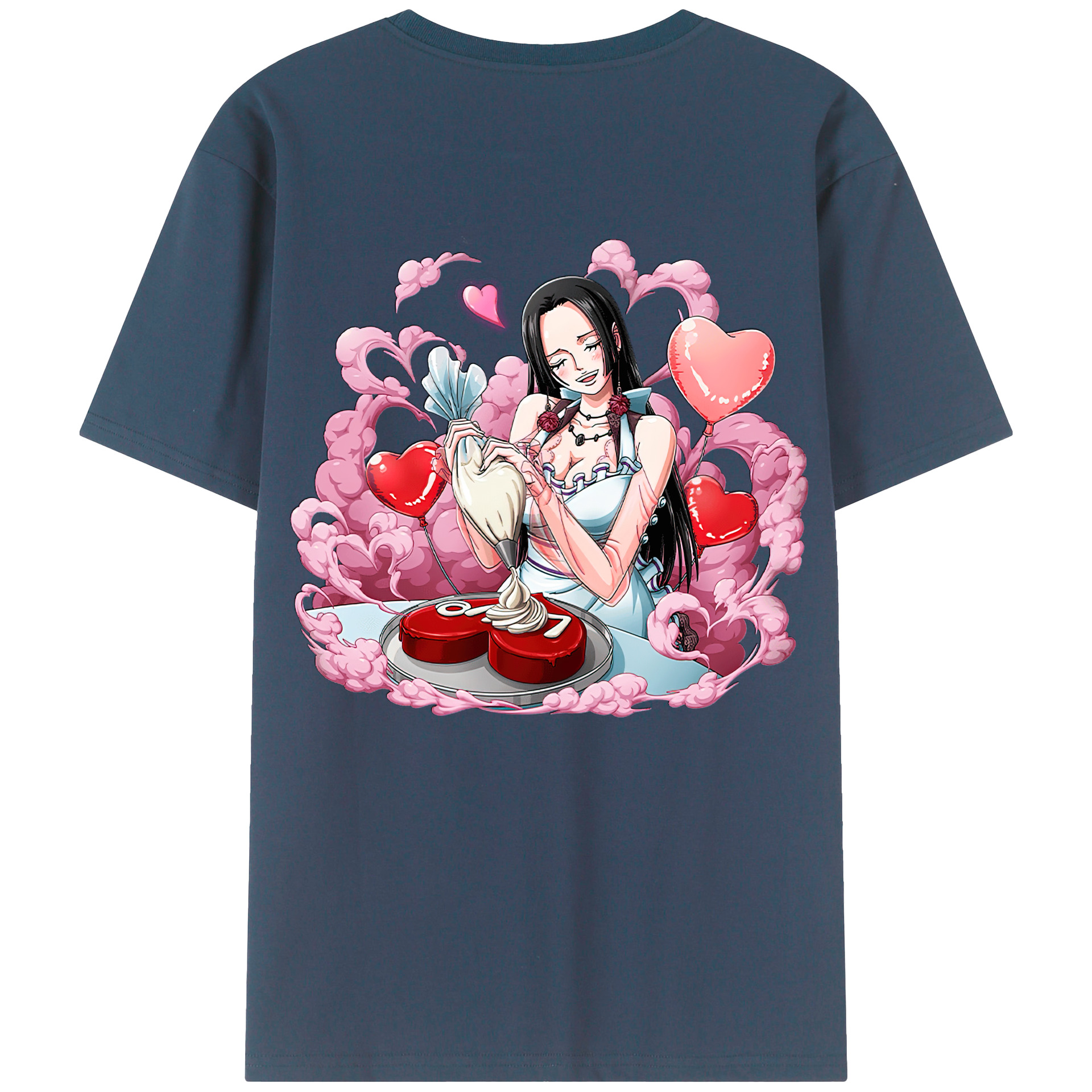ワンピース ボア・ハンコック ONE PIECE Boa·Hancock レディース半袖Tシャツ(バックプリント)