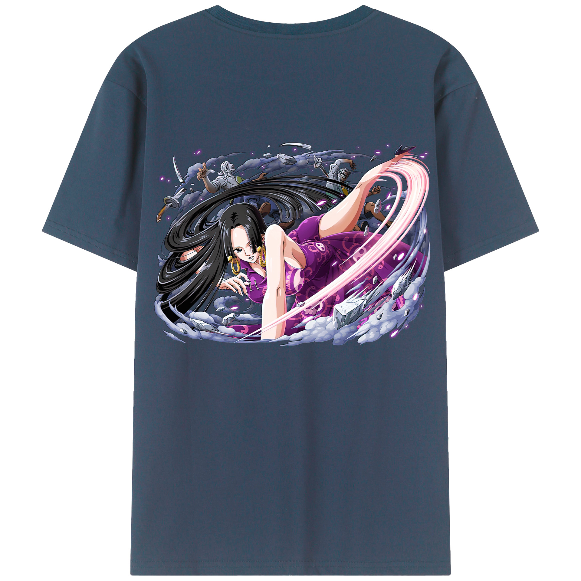 ワンピース ボア・ハンコック ONE PIECE Boa·Hancock レディース半袖Tシャツ(バックプリント)