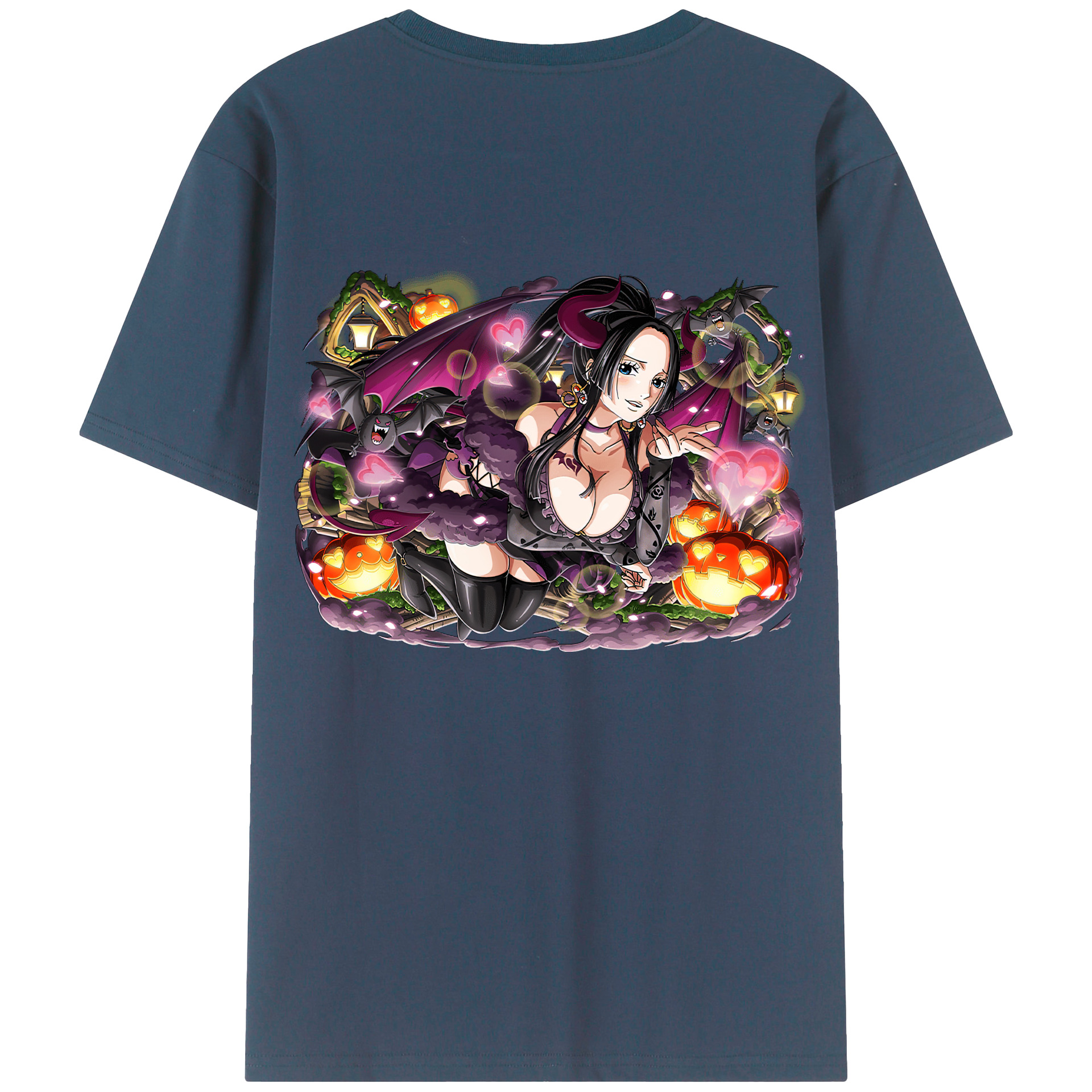 ワンピース ボア・ハンコック ONE PIECE Boa·Hancock レディース半袖Tシャツ(バックプリント)
