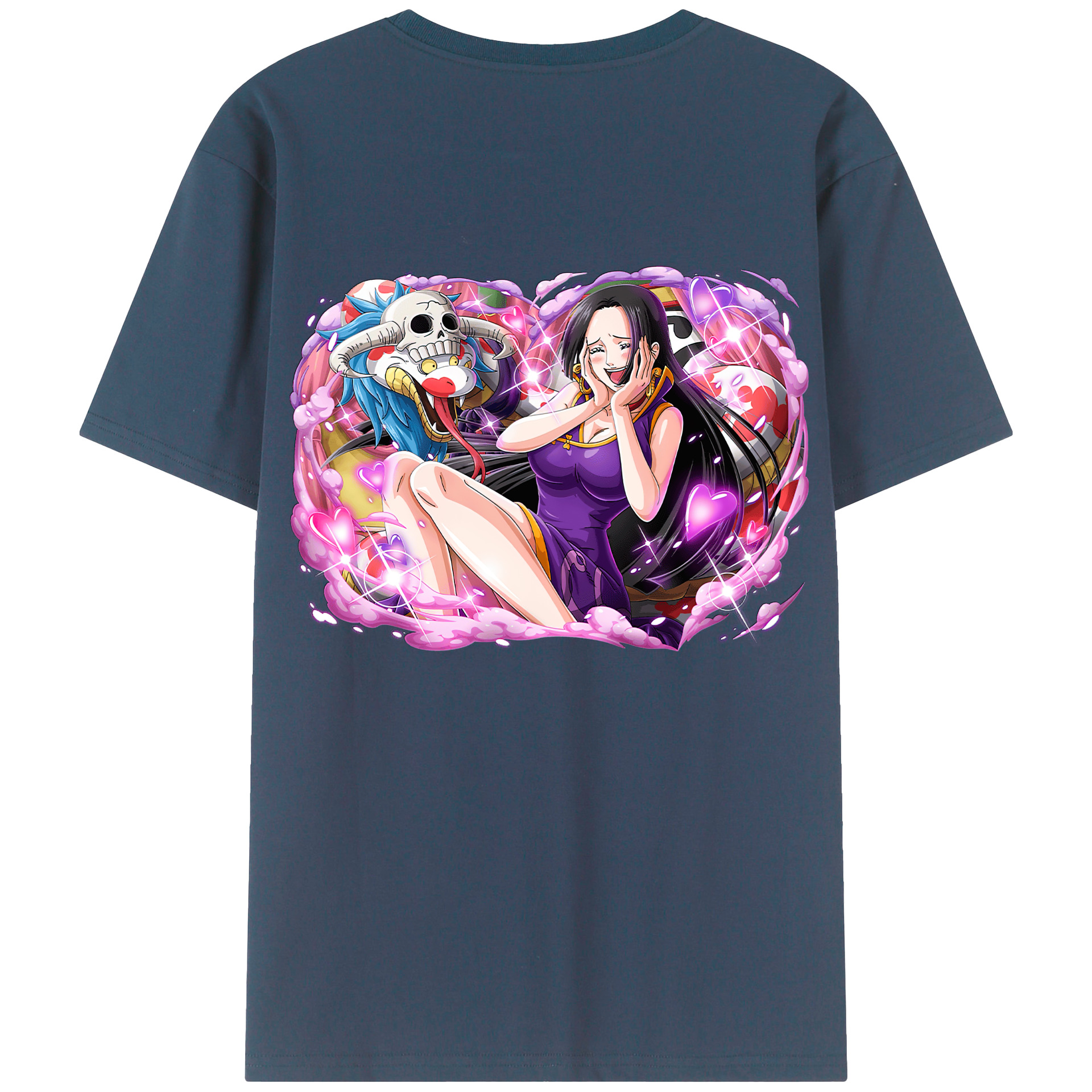 ワンピース ボア・ハンコック ONE PIECE Boa·Hancock レディース半袖Tシャツ(バックプリント)