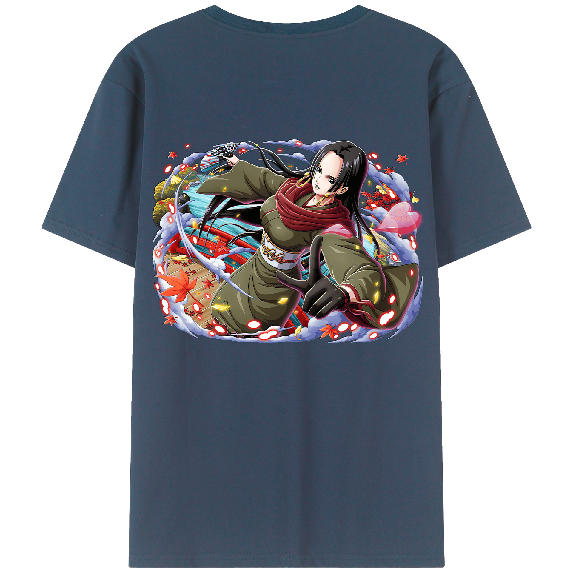 ワンピース ボア・ハンコック ONE PIECE Boa·Hancock レディース半袖Tシャツ(バックプリント)
