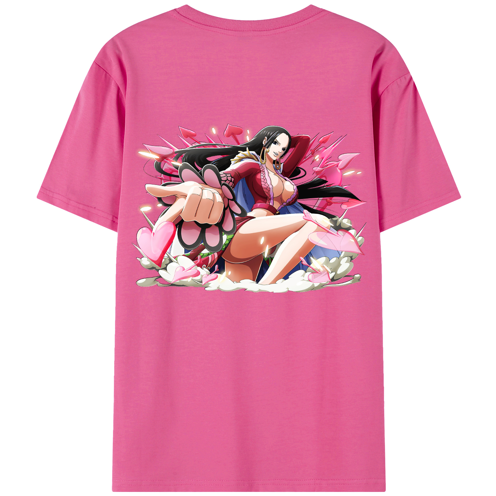 ワンピース ボア・ハンコック ONE PIECE Boa·Hancock レディース半袖Tシャツ(バックプリント)
