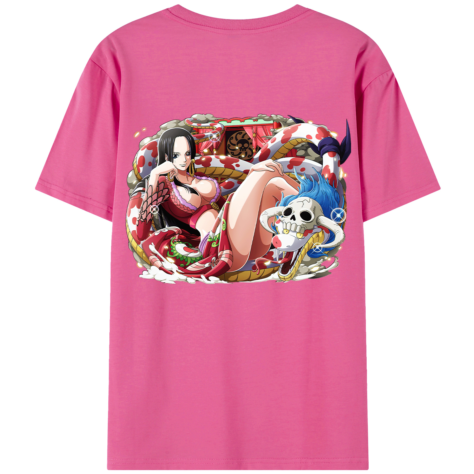 ワンピース ボア・ハンコック ONE PIECE Boa·Hancock レディース半袖Tシャツ(バックプリント)