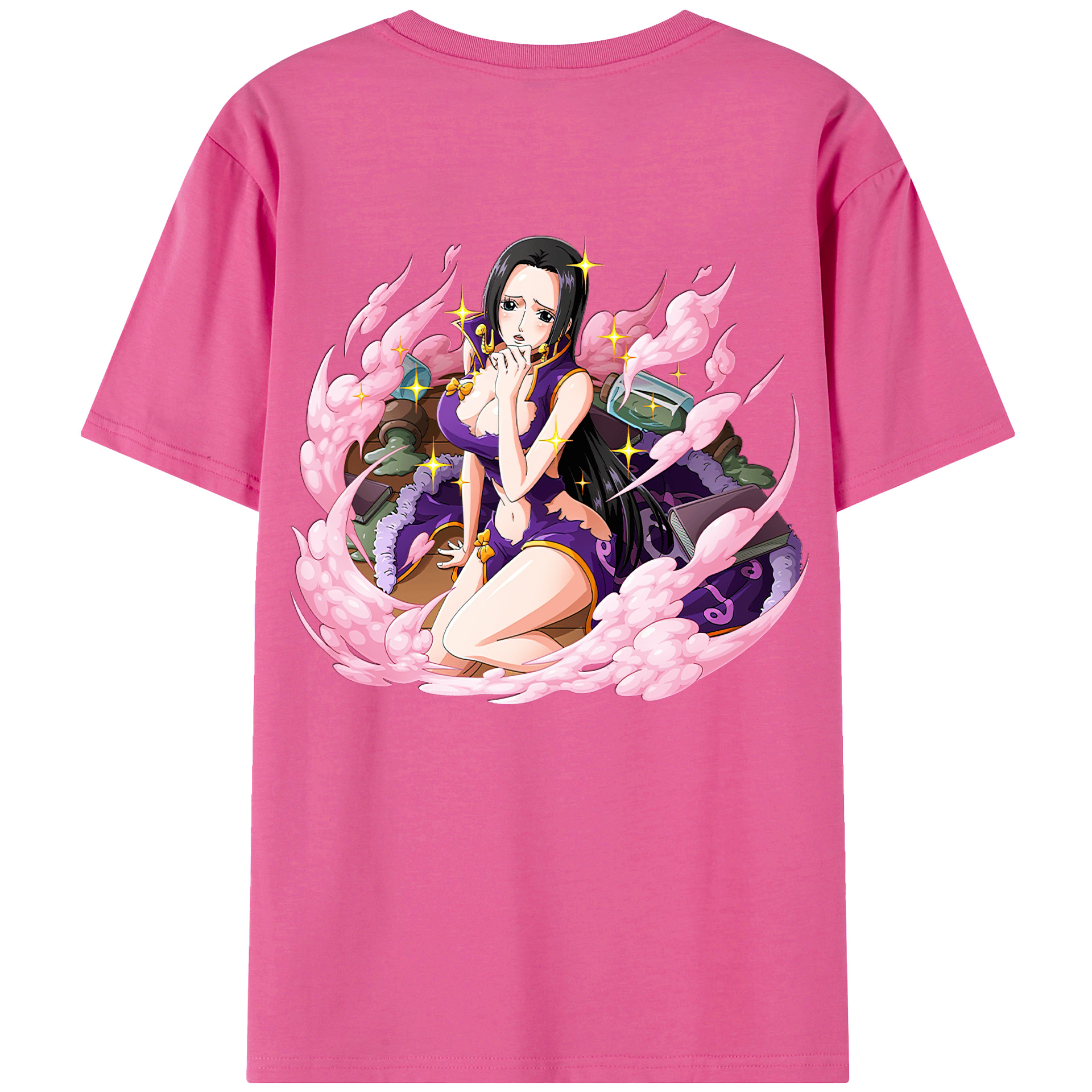 ワンピース ボア・ハンコック ONE PIECE Boa·Hancock レディース半袖Tシャツ(バックプリント)
