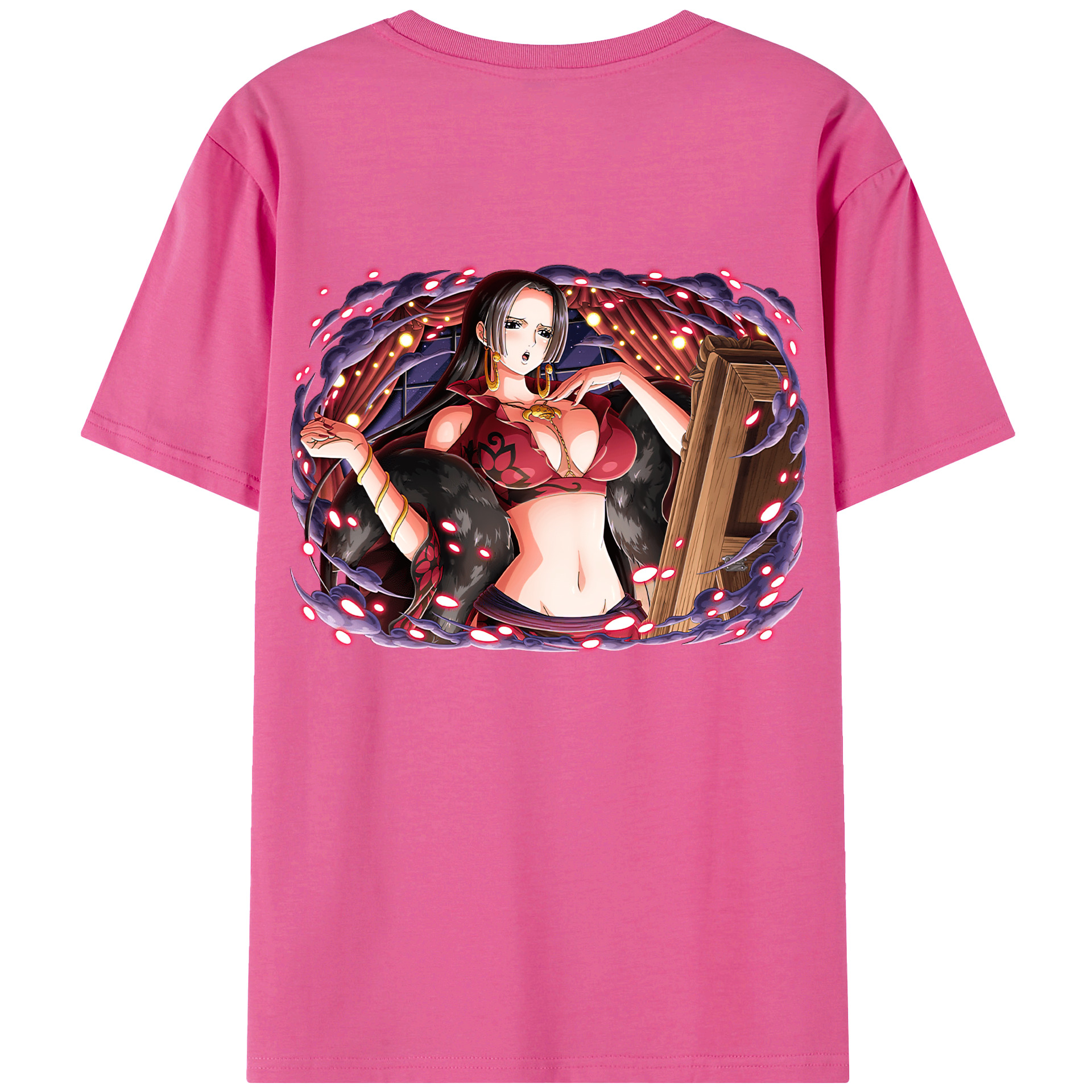 ワンピース ボア・ハンコック ONE PIECE Boa·Hancock レディース半袖Tシャツ(バックプリント)