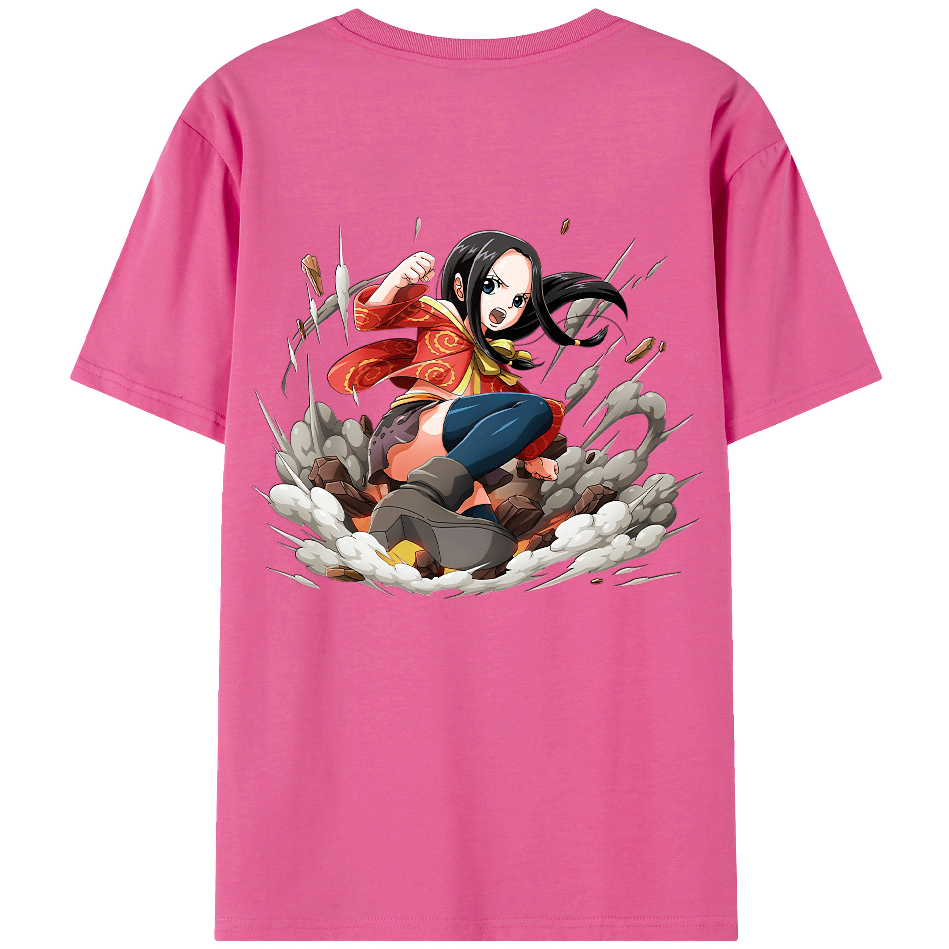 ワンピース ボア・ハンコック ONE PIECE Boa·Hancock レディース半袖Tシャツ(バックプリント)