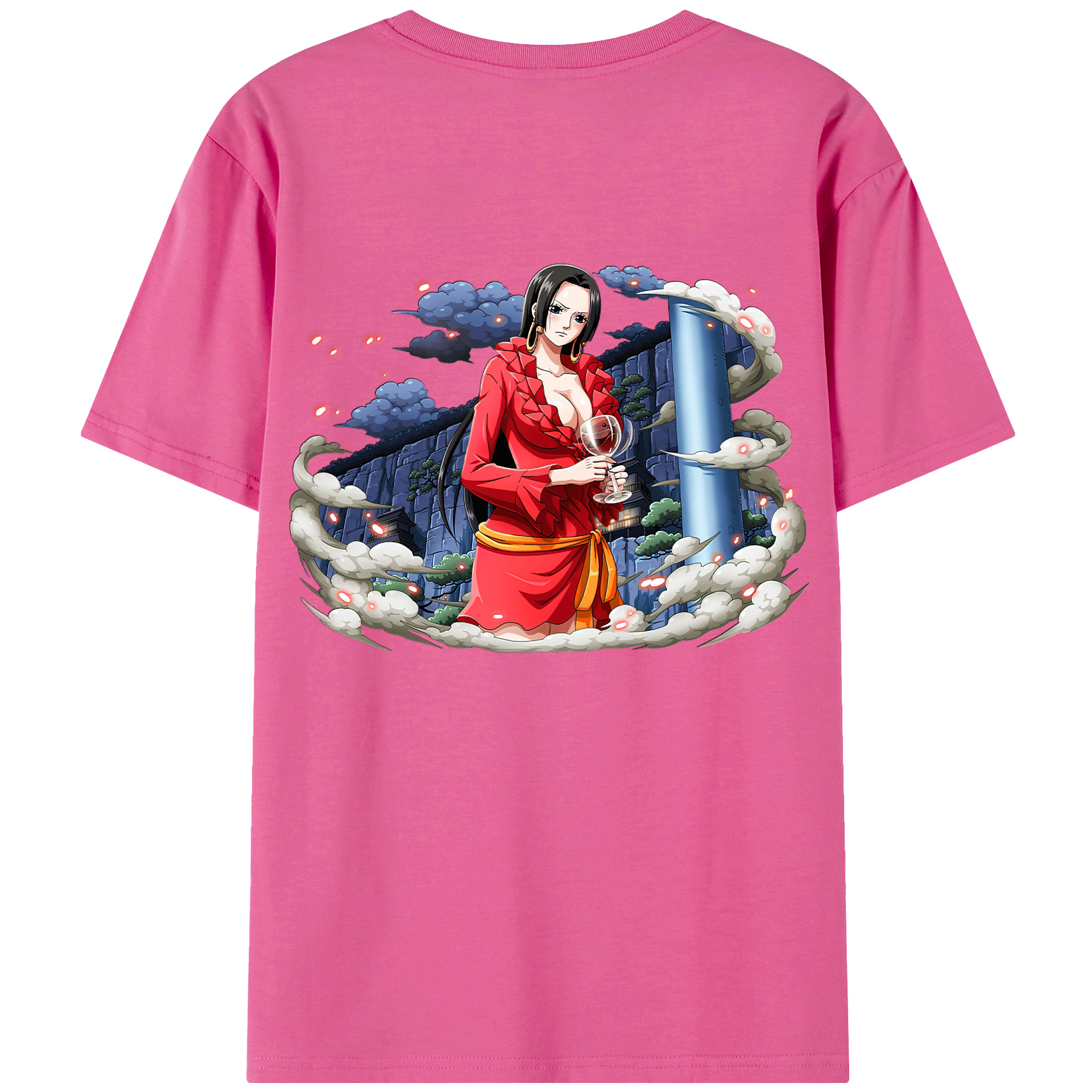 ワンピース ボア・ハンコック ONE PIECE Boa·Hancock レディース半袖Tシャツ(バックプリント)