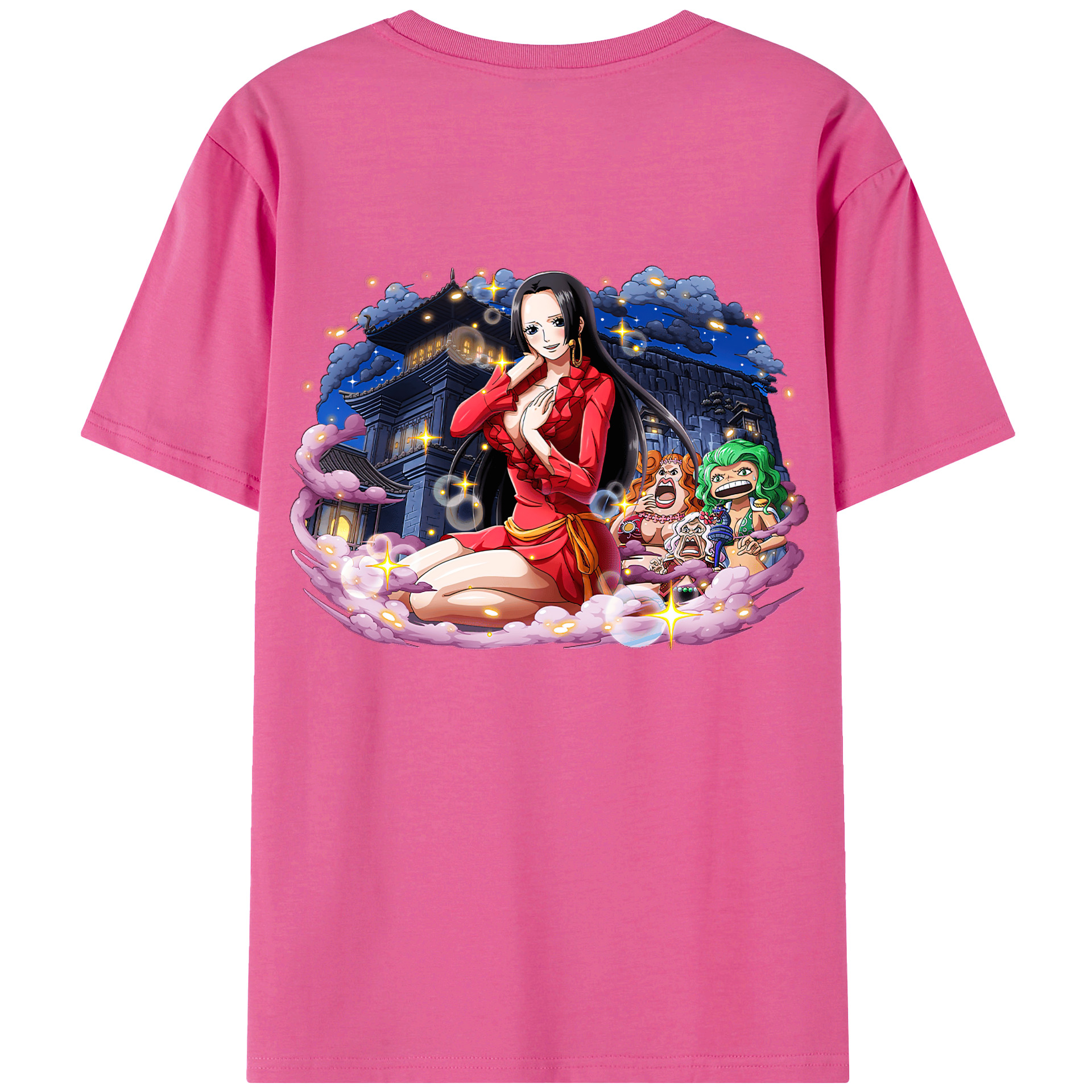 ワンピース ボア・ハンコック ONE PIECE Boa·Hancock レディース半袖Tシャツ(バックプリント)
