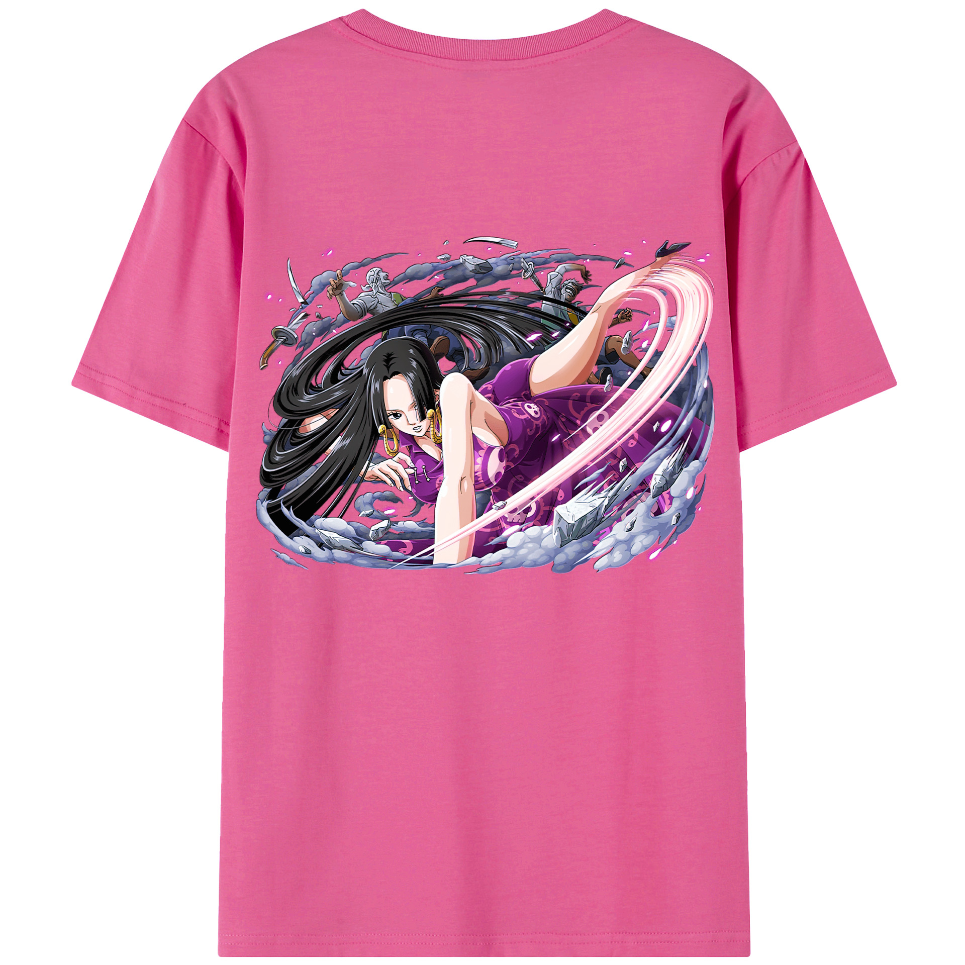 ワンピース ボア・ハンコック ONE PIECE Boa·Hancock レディース半袖Tシャツ(バックプリント)