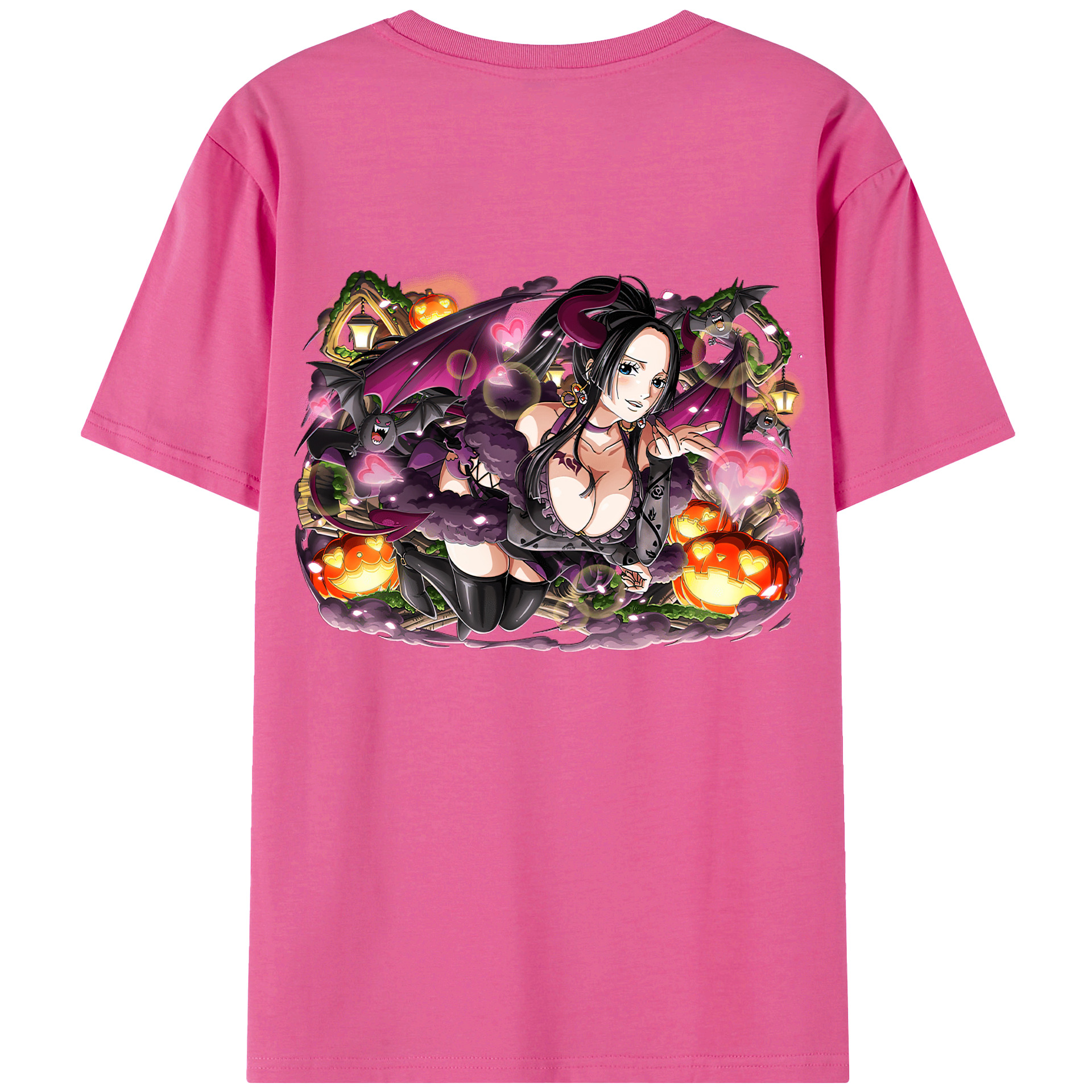 ワンピース ボア・ハンコック ONE PIECE Boa·Hancock レディース半袖Tシャツ(バックプリント)