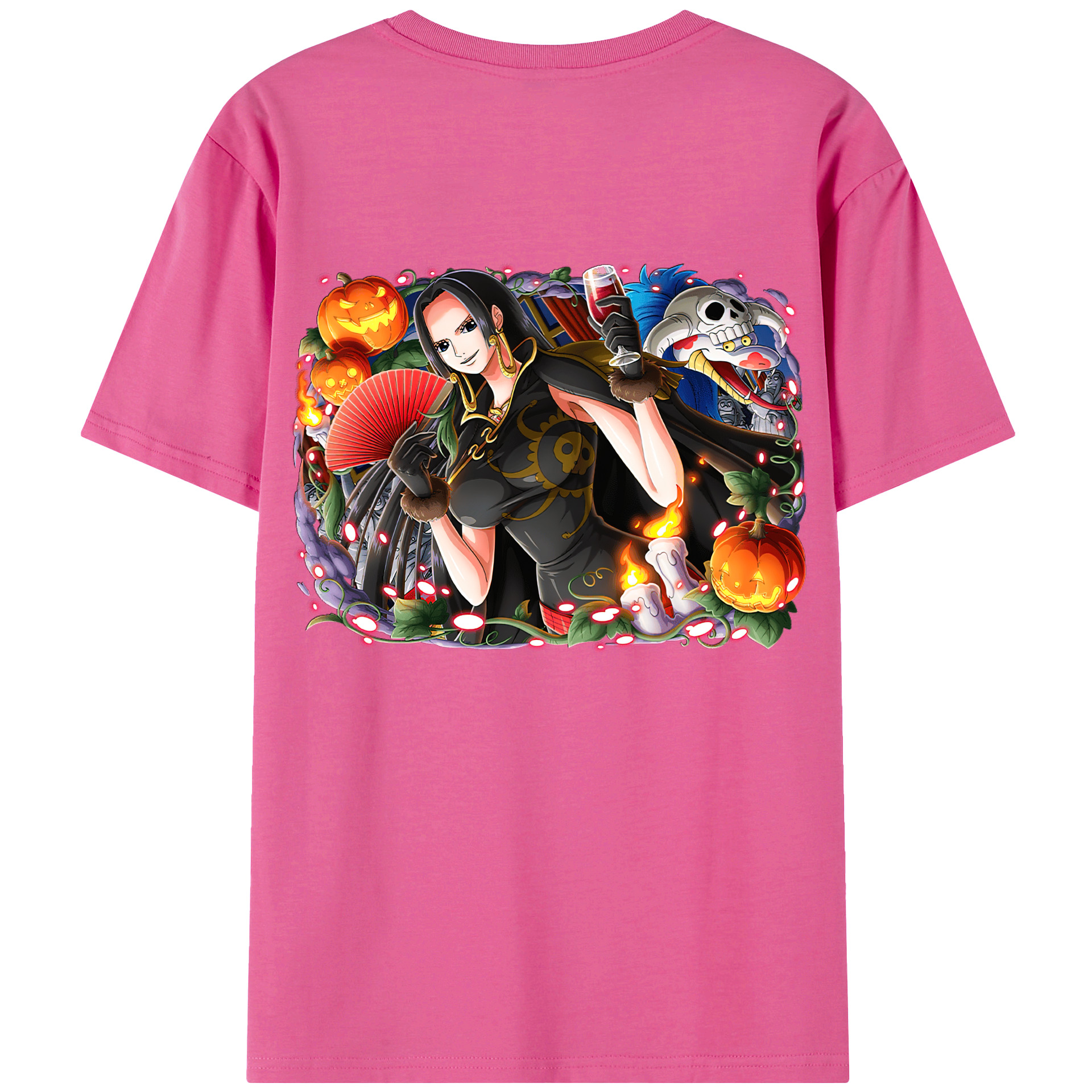 ワンピース ボア・ハンコック ONE PIECE Boa·Hancock レディース半袖Tシャツ(バックプリント)
