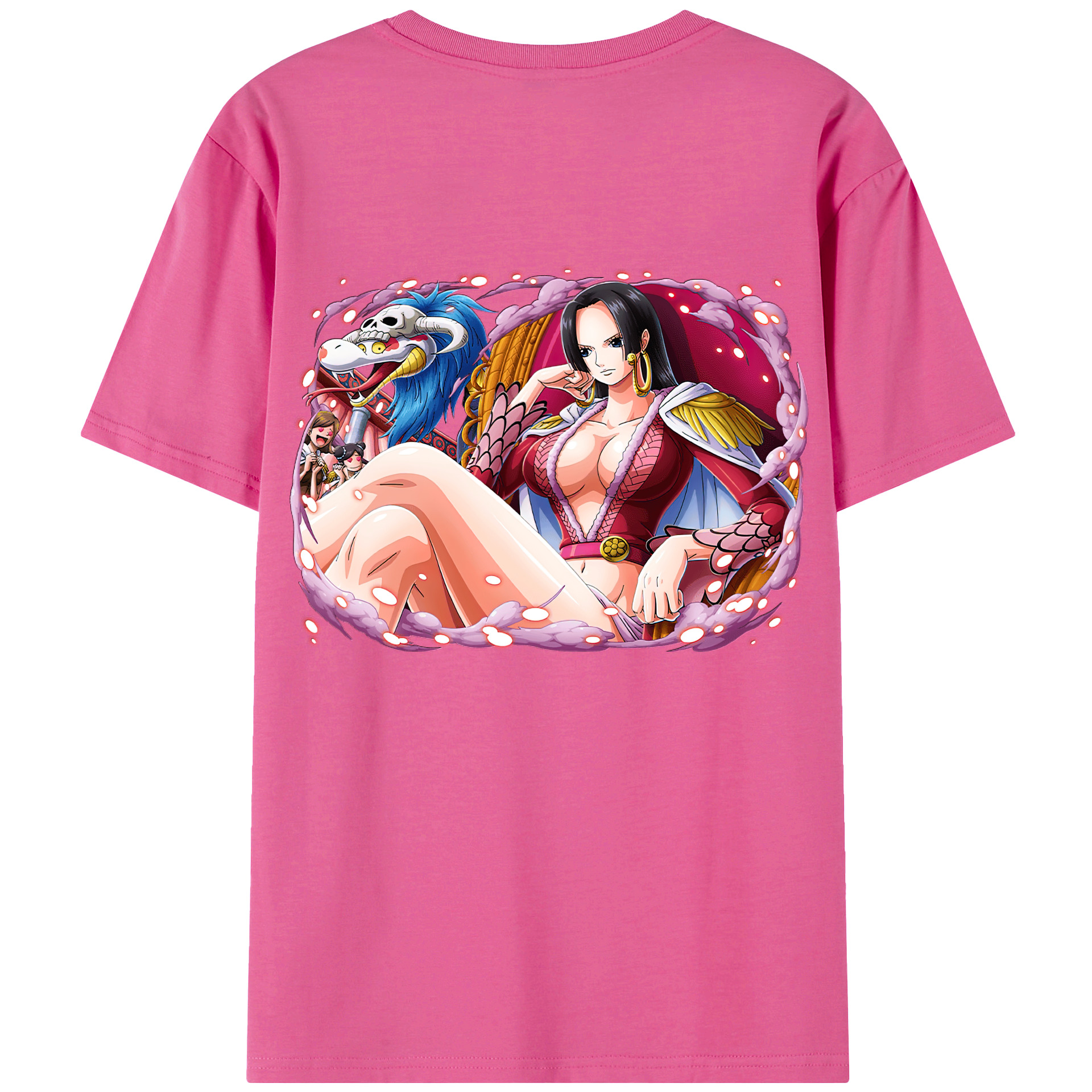 ワンピース ボア・ハンコック ONE PIECE Boa·Hancock レディース半袖Tシャツ(バックプリント)