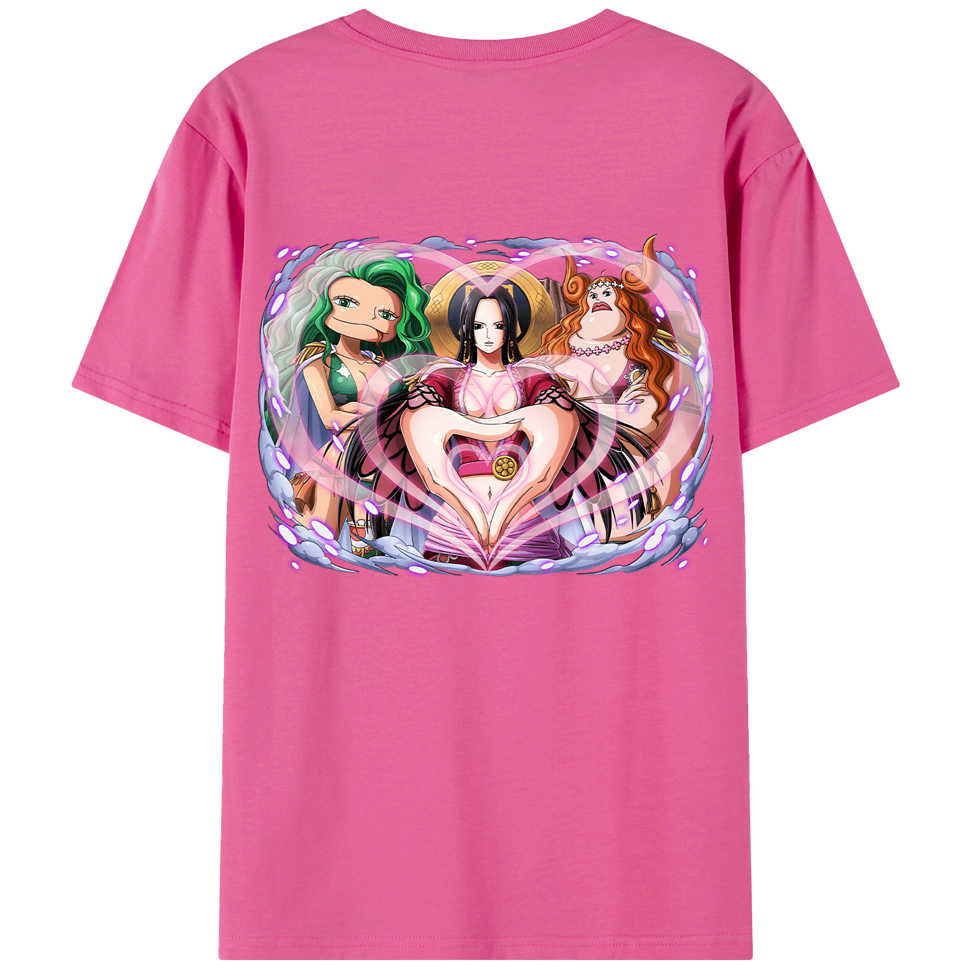ワンピース ボア・ハンコック ONE PIECE Boa·Hancock レディース半袖Tシャツ(バックプリント)