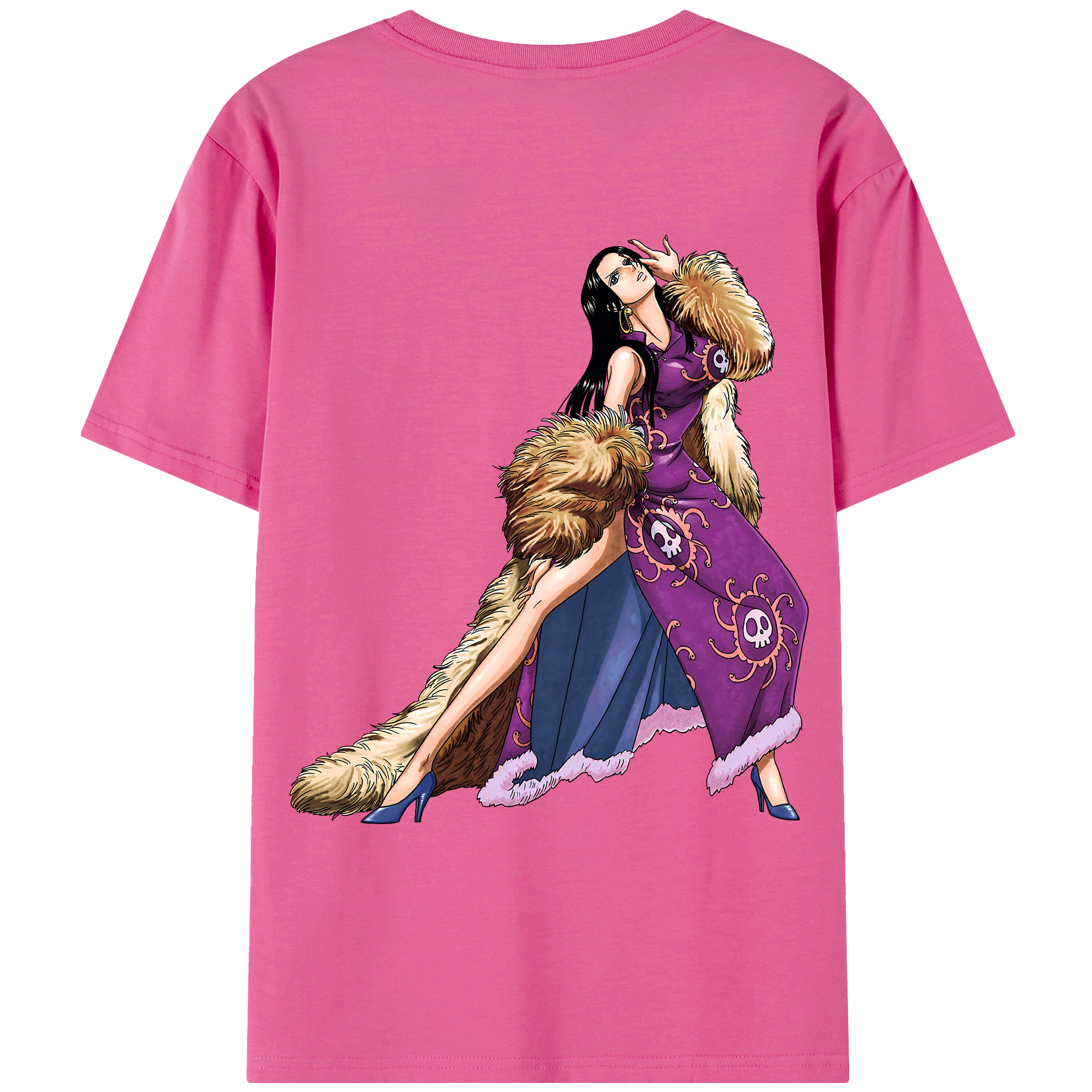 ワンピース ボア・ハンコック ONE PIECE Boa·Hancock レディース半袖Tシャツ(バックプリント)