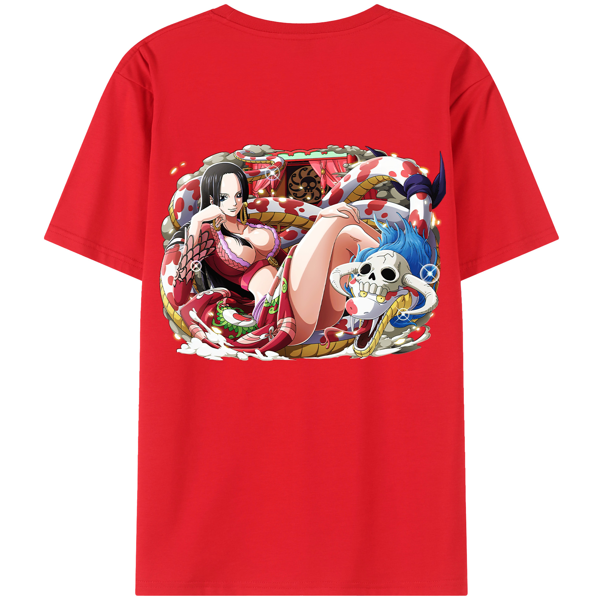 ワンピース ボア・ハンコック ONE PIECE Boa·Hancock レディース半袖Tシャツ(バックプリント)