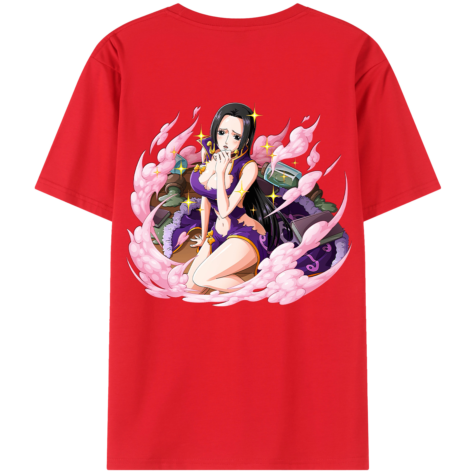 ワンピース ボア・ハンコック ONE PIECE Boa·Hancock レディース半袖Tシャツ(バックプリント)