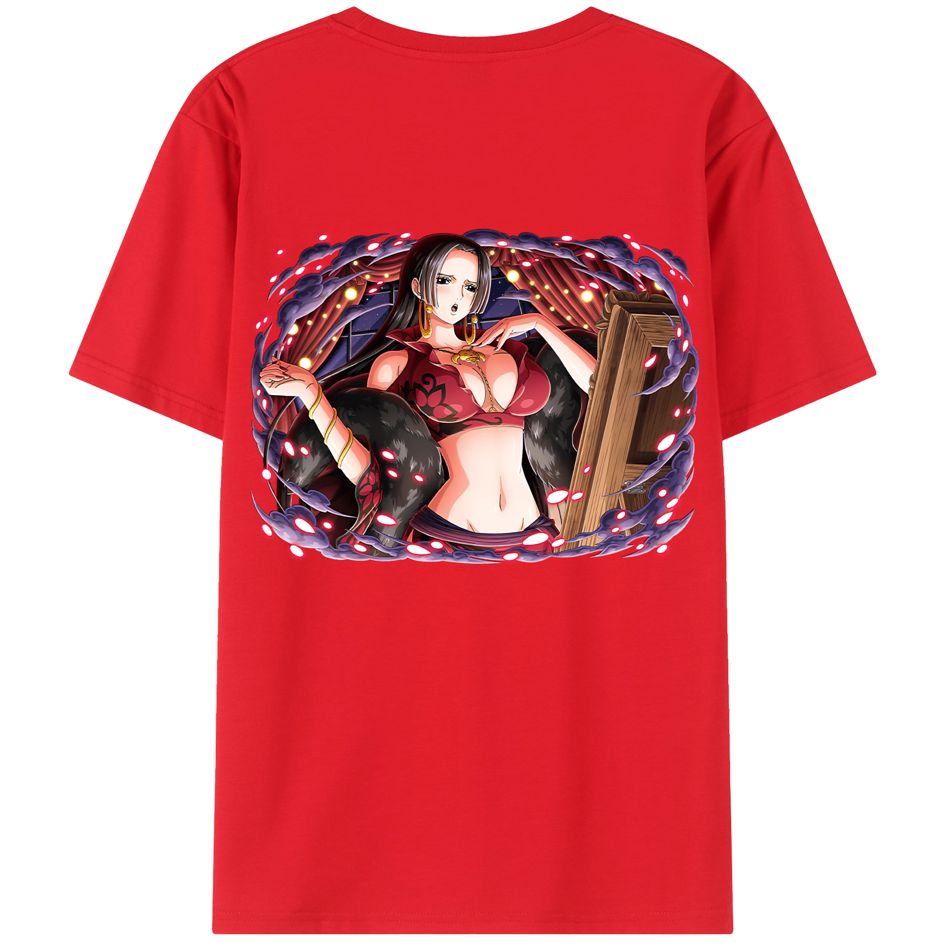 ワンピース ボア・ハンコック ONE PIECE Boa·Hancock レディース半袖Tシャツ(バックプリント)