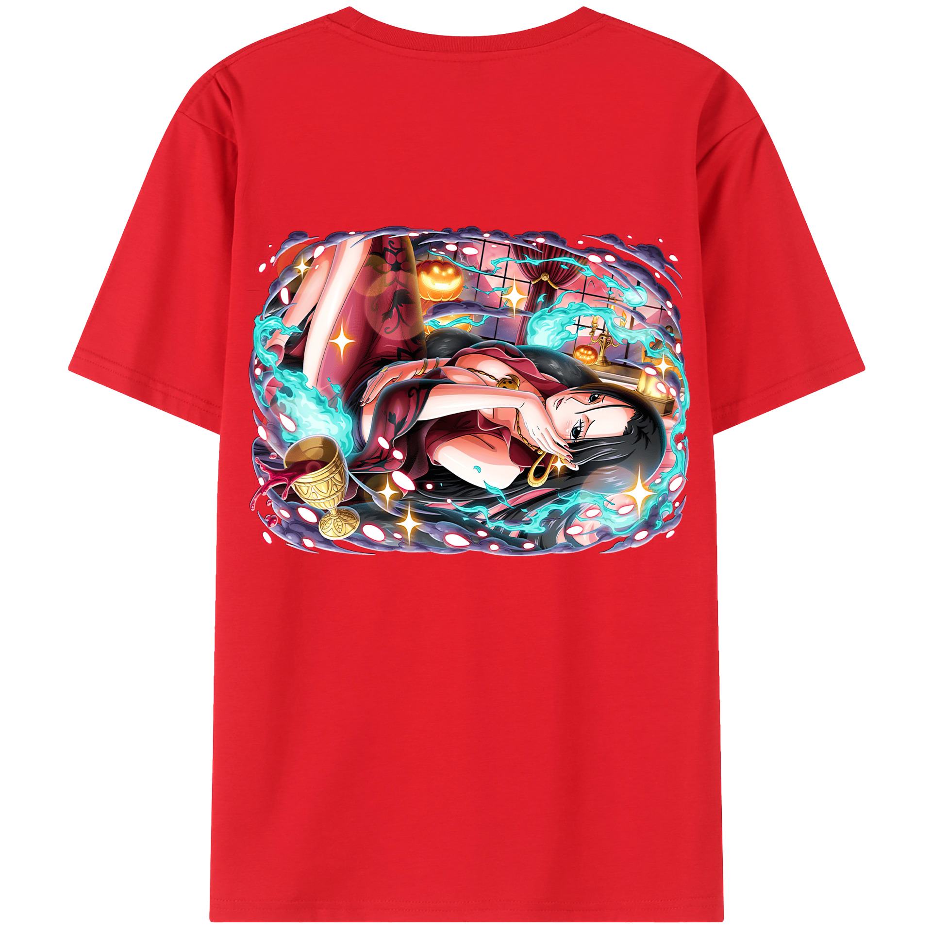 ワンピース ボア・ハンコック ONE PIECE Boa·Hancock レディース半袖Tシャツ(バックプリント)