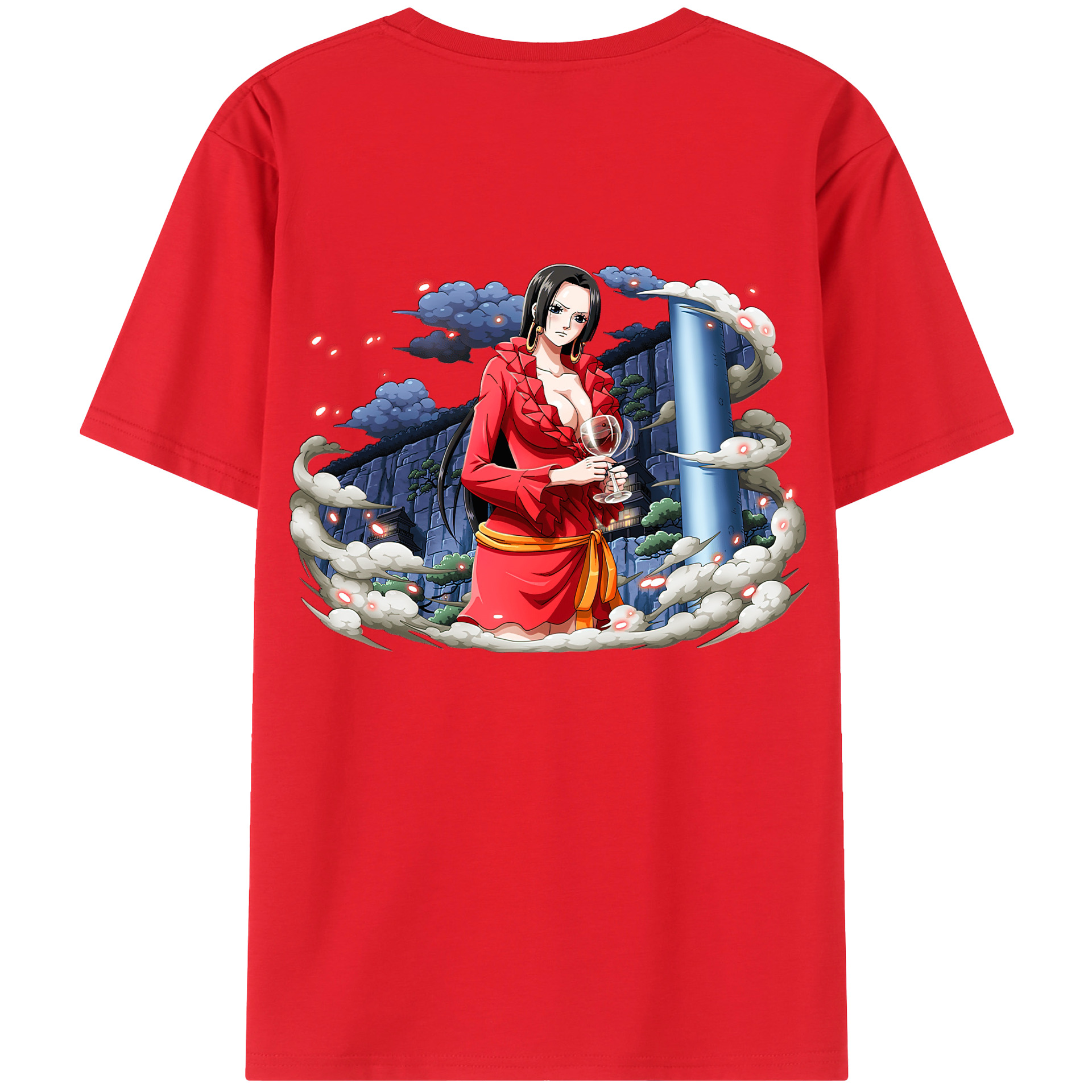 ワンピース ボア・ハンコック ONE PIECE Boa·Hancock レディース半袖Tシャツ(バックプリント)
