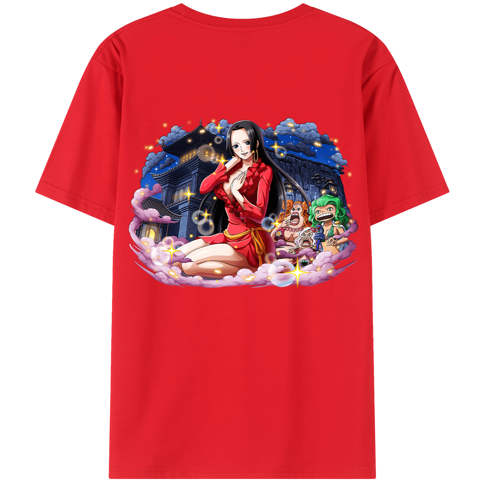 ワンピース ボア・ハンコック ONE PIECE Boa·Hancock レディース半袖Tシャツ(バックプリント)