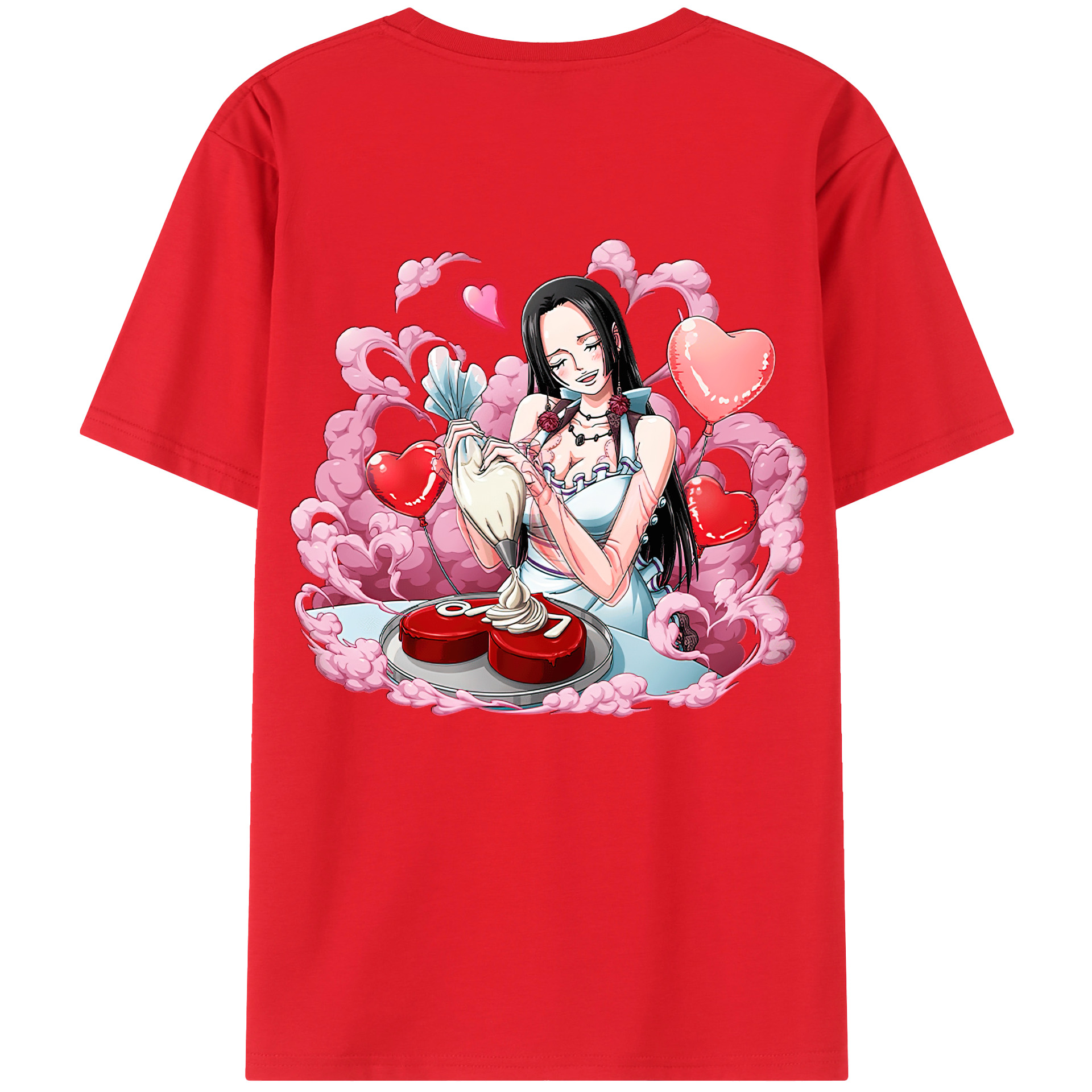 ワンピース ボア・ハンコック ONE PIECE Boa·Hancock レディース半袖Tシャツ(バックプリント)