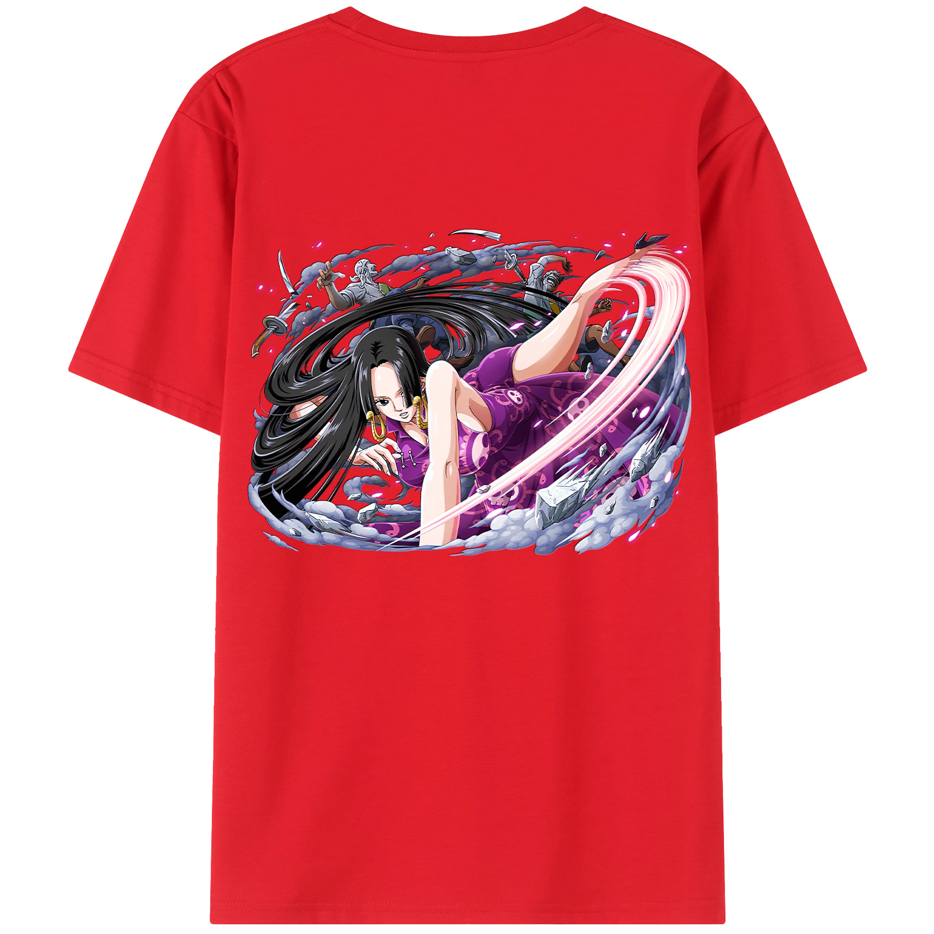 ワンピース ボア・ハンコック ONE PIECE Boa·Hancock レディース半袖Tシャツ(バックプリント)