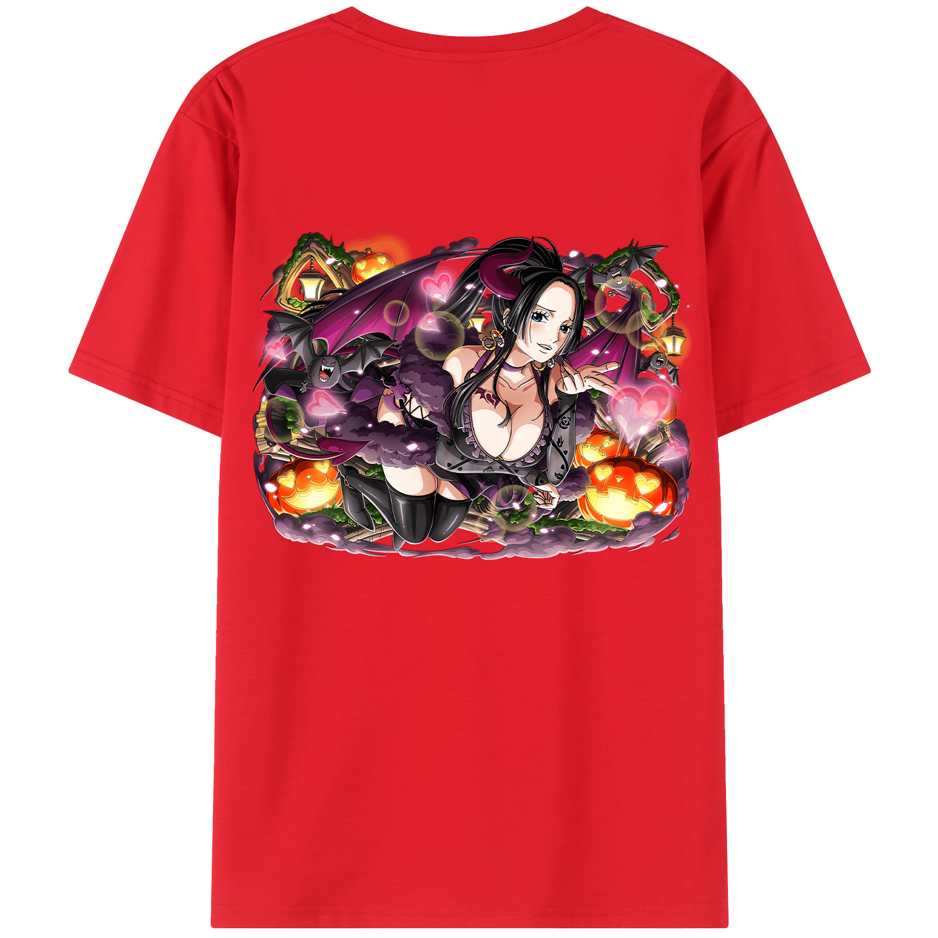 ワンピース ボア・ハンコック ONE PIECE Boa·Hancock レディース半袖Tシャツ(バックプリント)