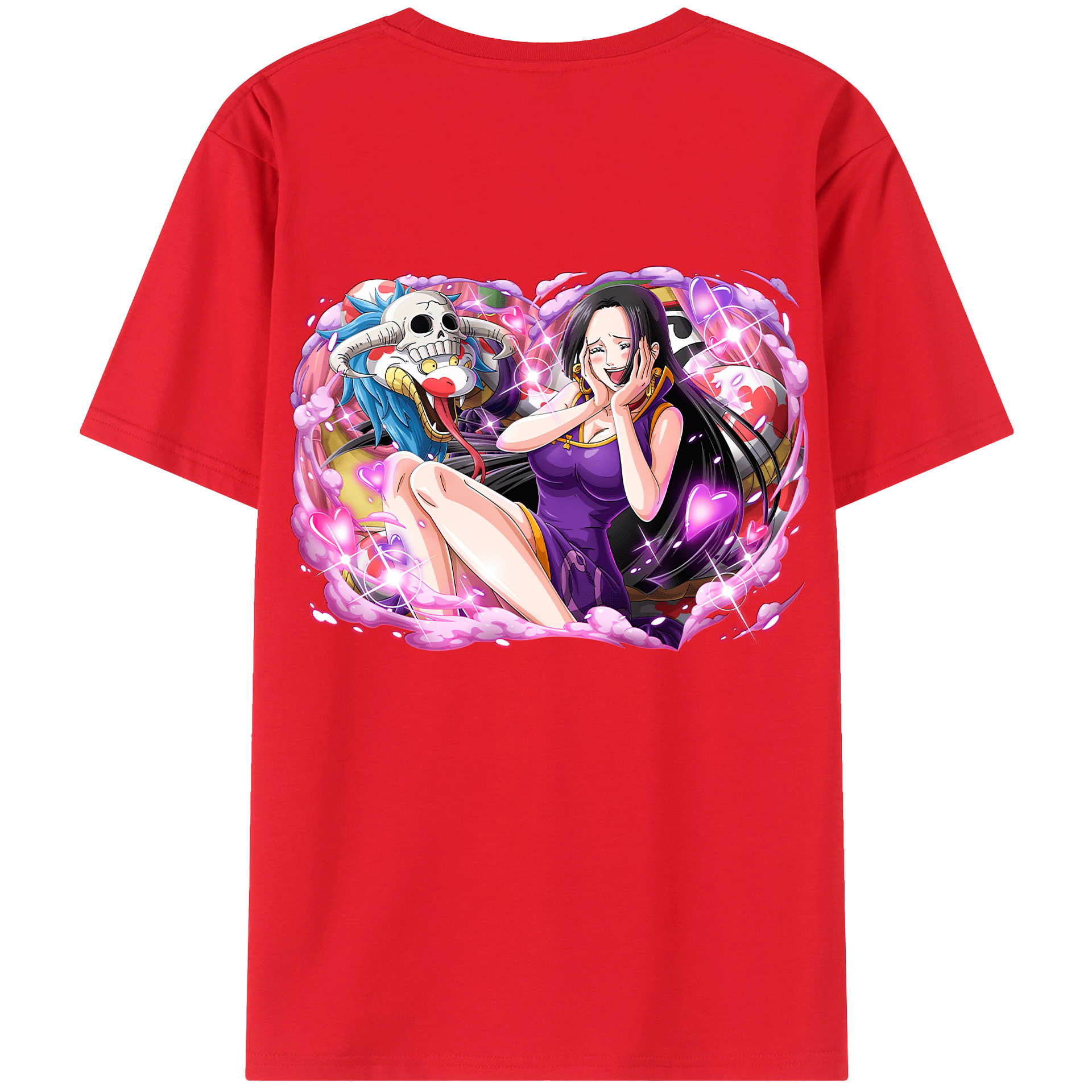 ワンピース ボア・ハンコック ONE PIECE Boa·Hancock レディース半袖Tシャツ(バックプリント)