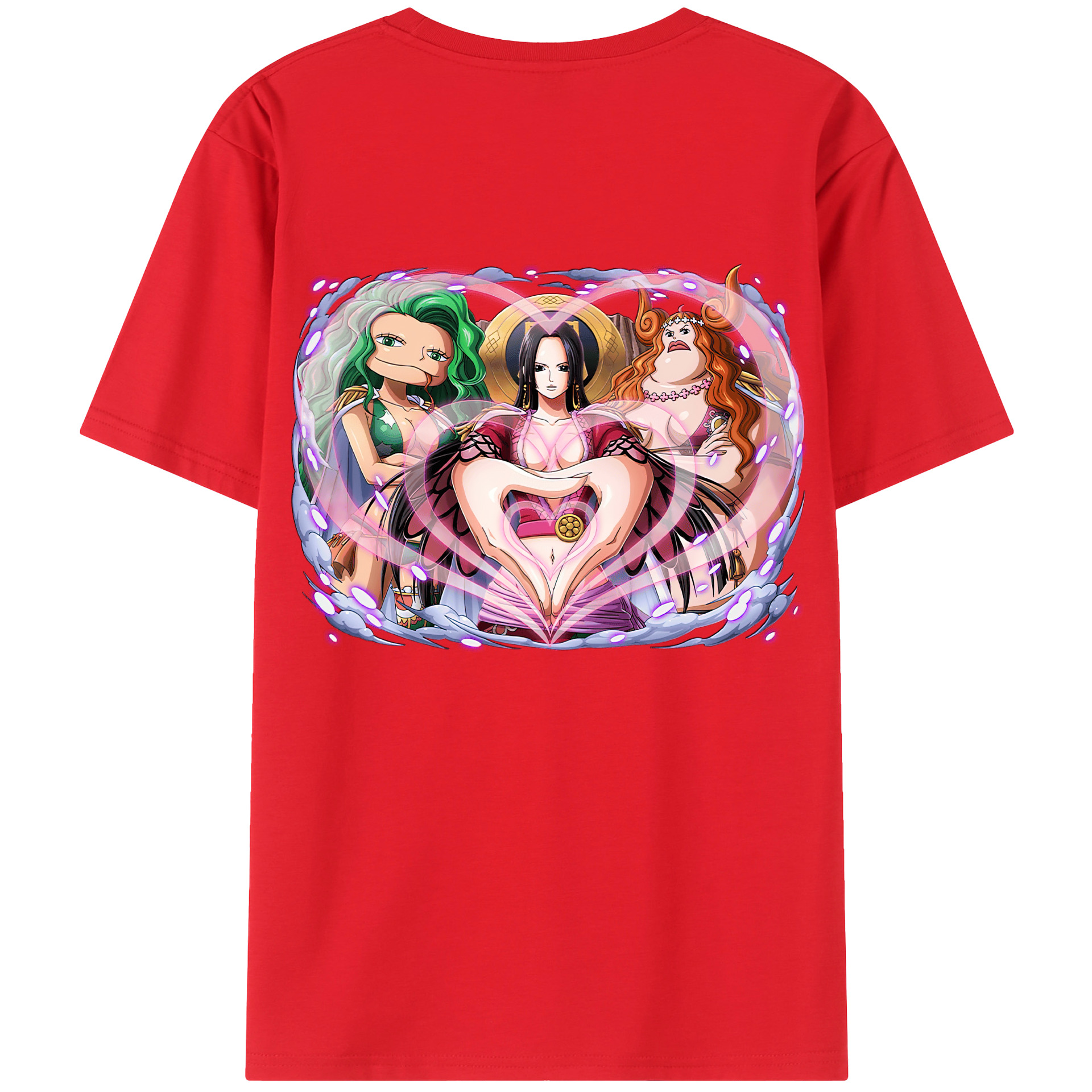 ワンピース ボア・ハンコック ONE PIECE Boa·Hancock レディース半袖Tシャツ(バックプリント)