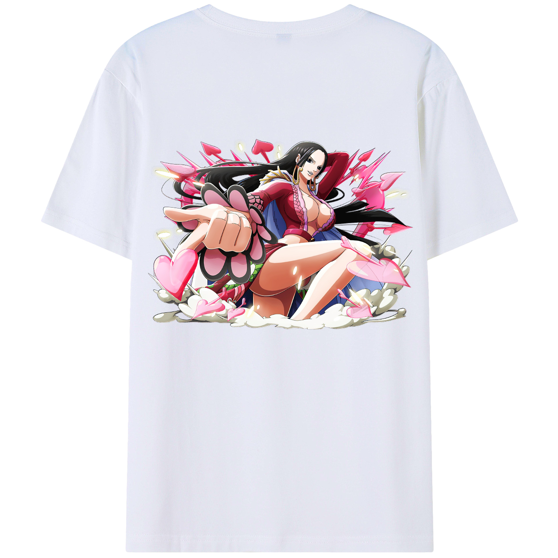ワンピース ボア・ハンコック ONE PIECE Boa·Hancock レディース半袖Tシャツ(バックプリント)