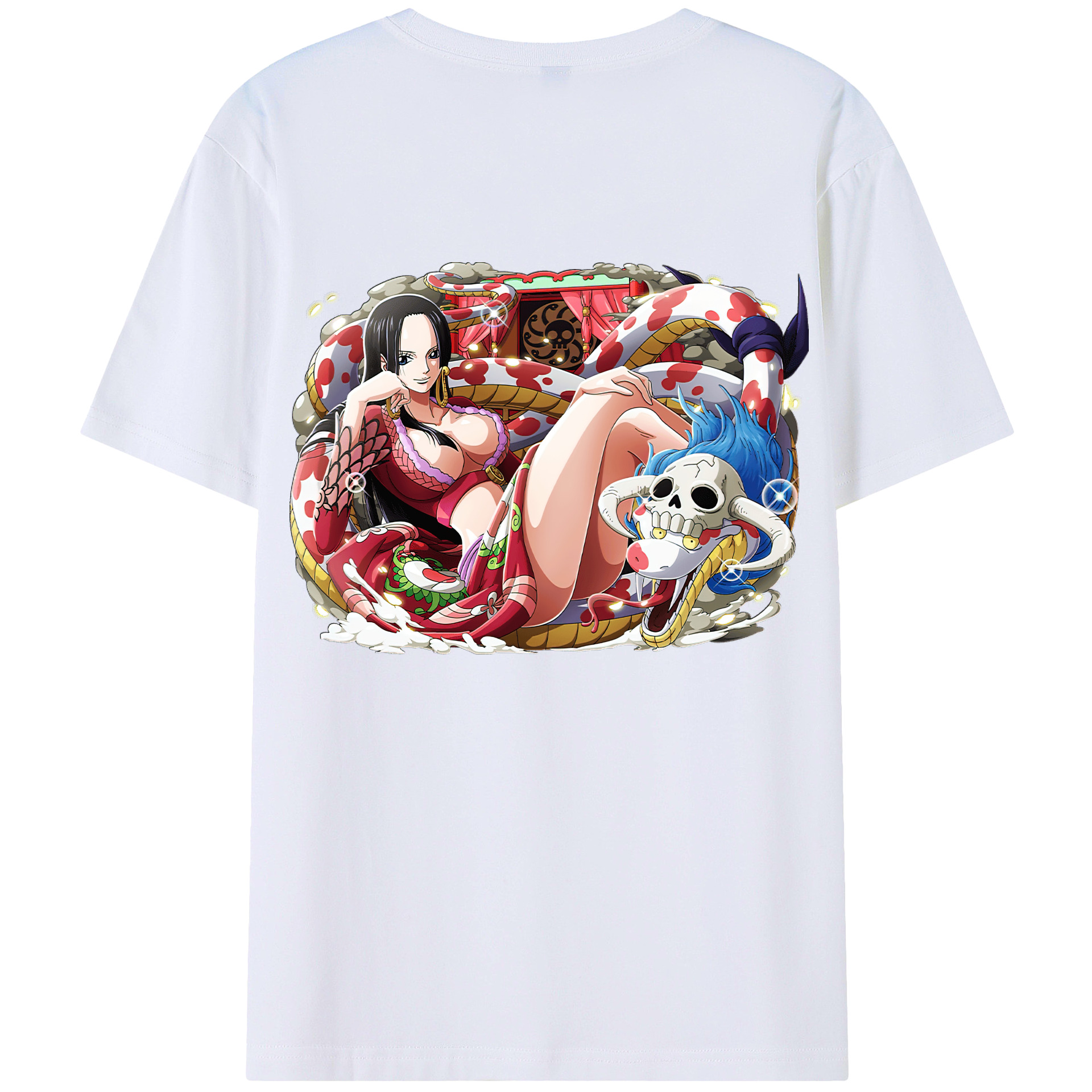 ワンピース ボア・ハンコック ONE PIECE Boa·Hancock レディース半袖Tシャツ(バックプリント)
