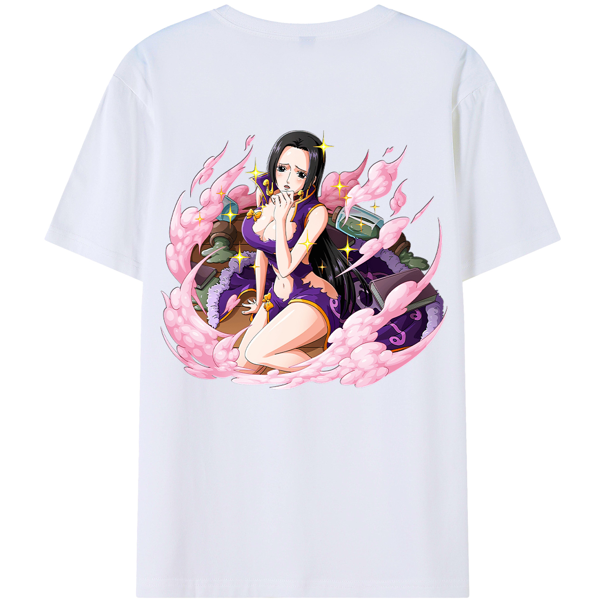ワンピース ボア・ハンコック ONE PIECE Boa·Hancock レディース半袖Tシャツ(バックプリント)