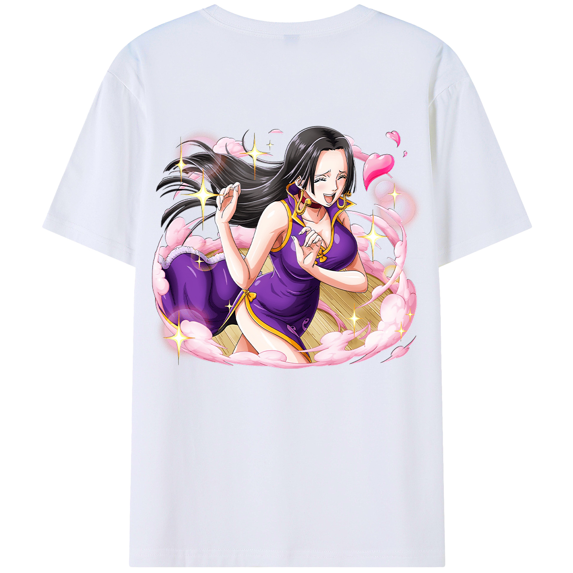 ワンピース ボア・ハンコック ONE PIECE Boa·Hancock レディース半袖Tシャツ(バックプリント)