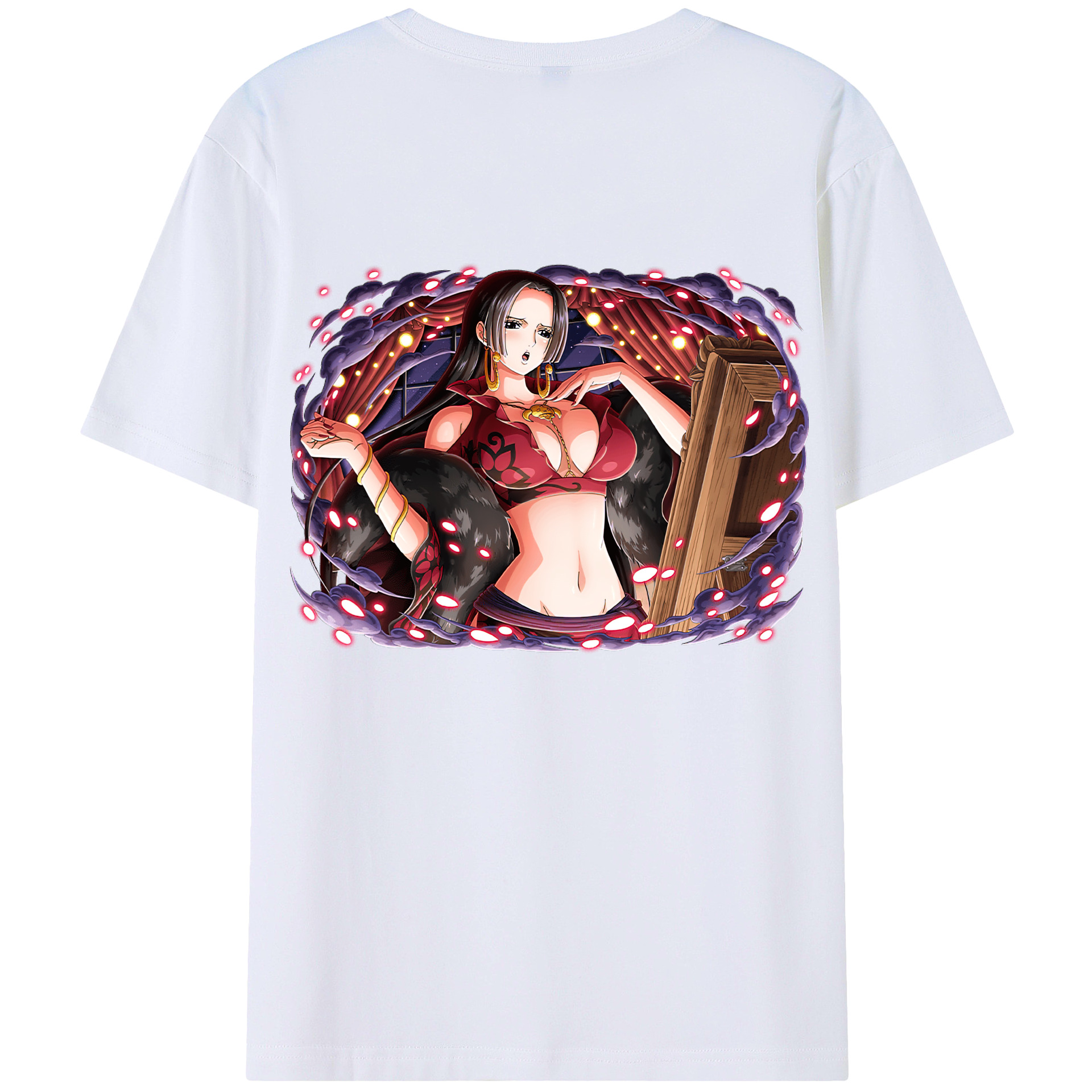 ワンピース ボア・ハンコック ONE PIECE Boa·Hancock レディース半袖Tシャツ(バックプリント)