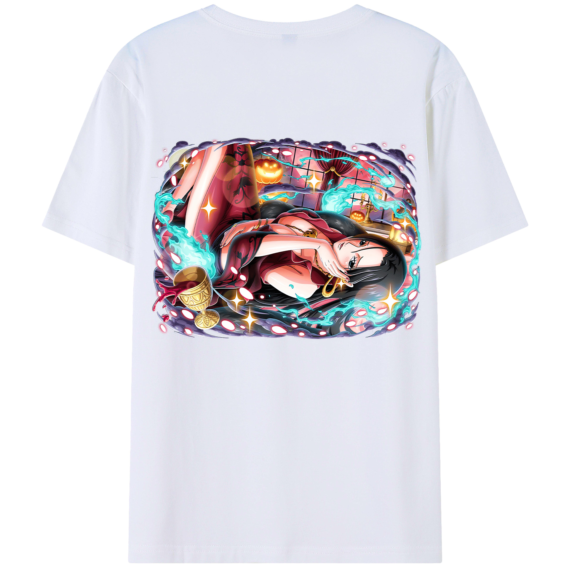 ワンピース ボア・ハンコック ONE PIECE Boa·Hancock レディース半袖Tシャツ(バックプリント)